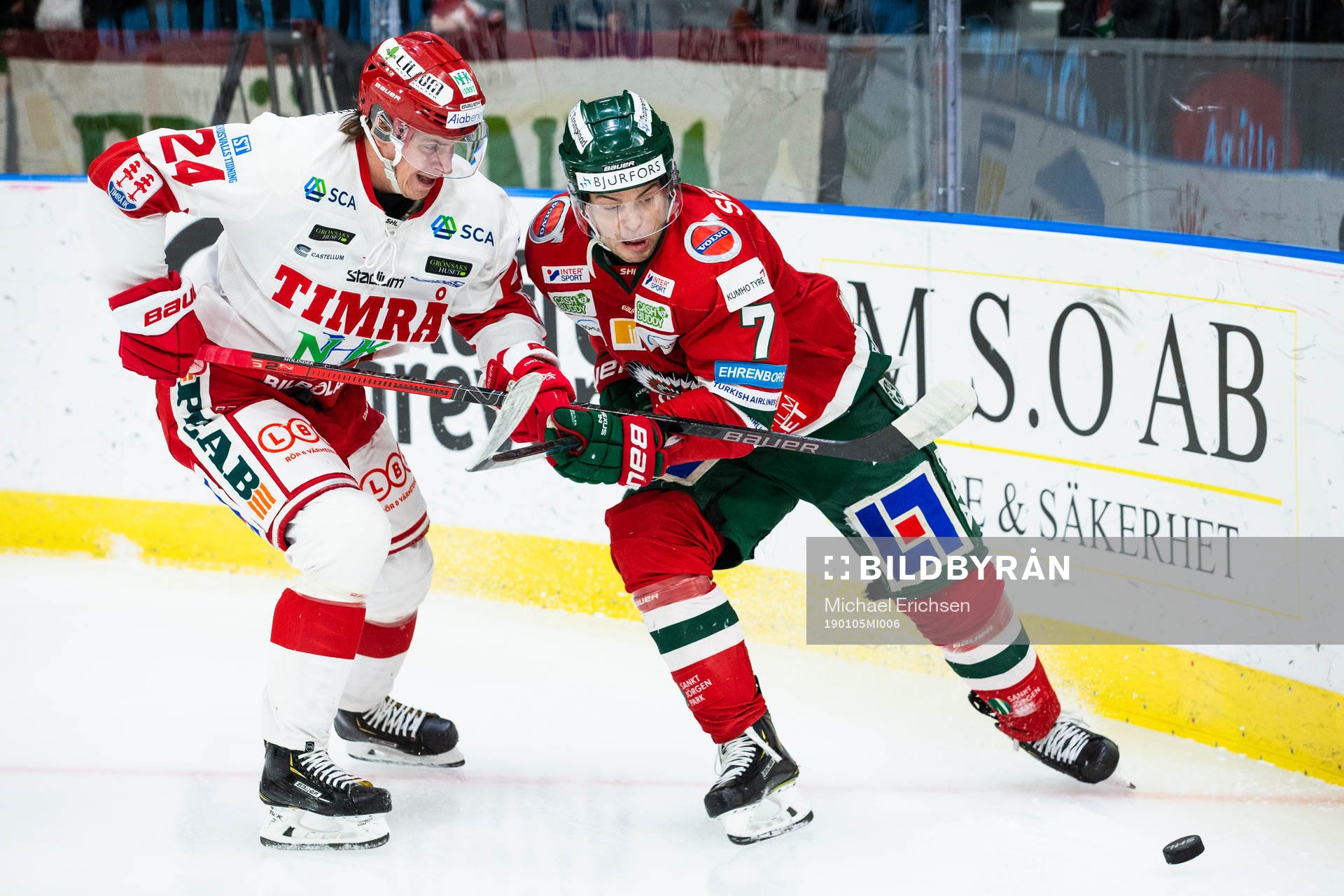 Timrås Andreas Molinder och Frölundas Pathrik Westerholm