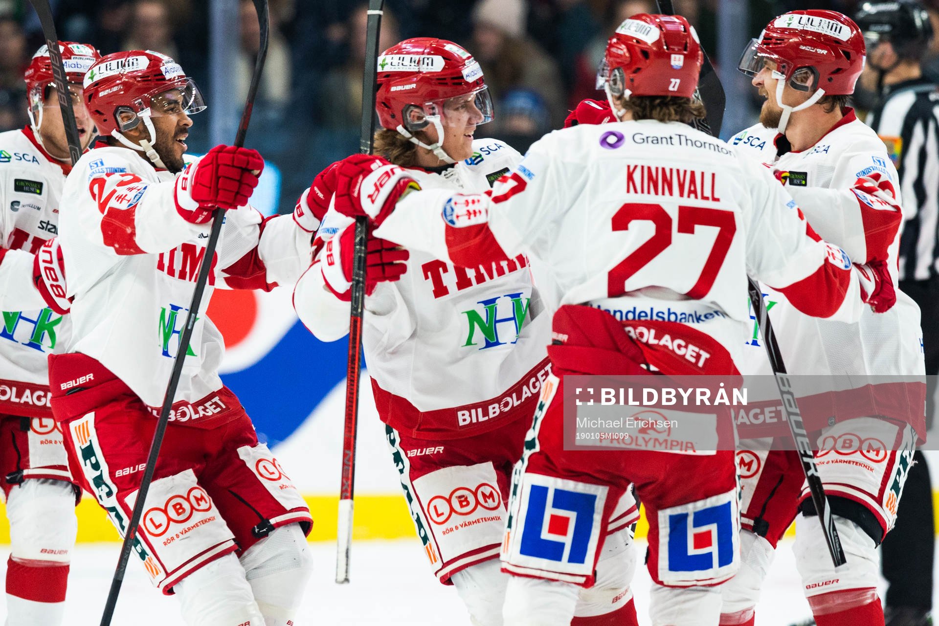Timrås Jeremy Boyce, Marcus Hardegård, Johannes Kinnvall