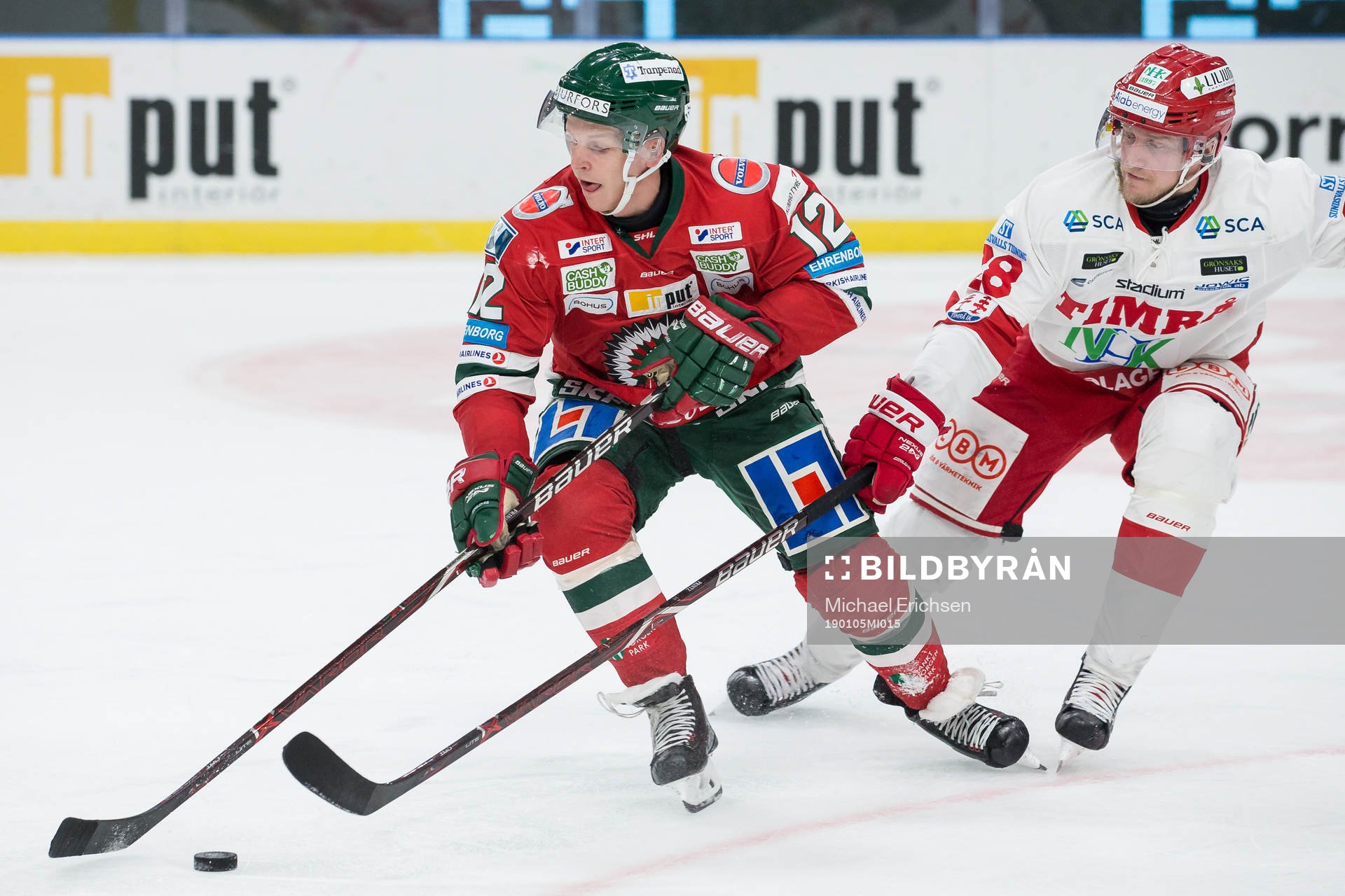 Frölundas Max Friberg och Timrås David Printz