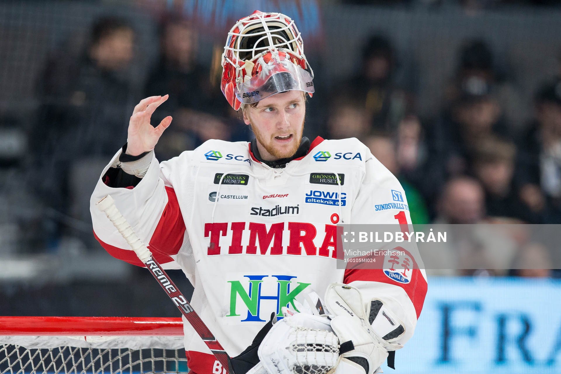 Timrås målvakt Victor Brattström