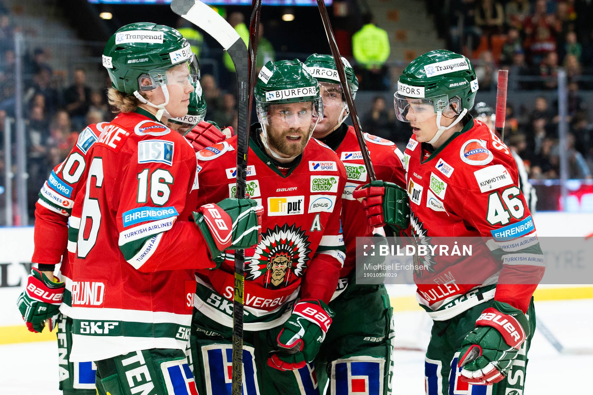 Frölundas Filip Westerlund, Jonathan Sigalet  och Oliwer