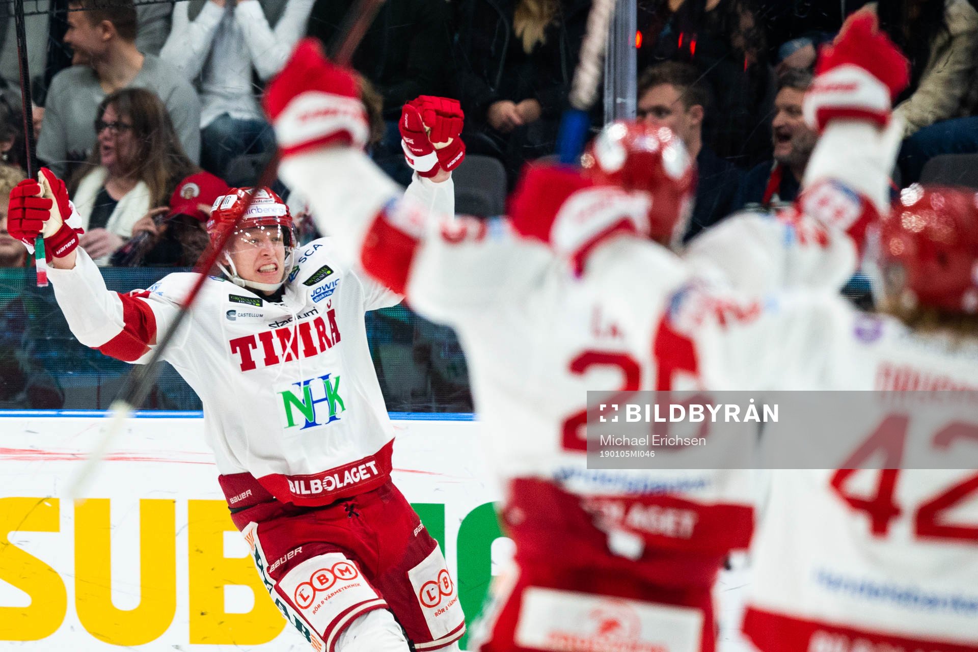 Timrås Vilmos Gallo jublar