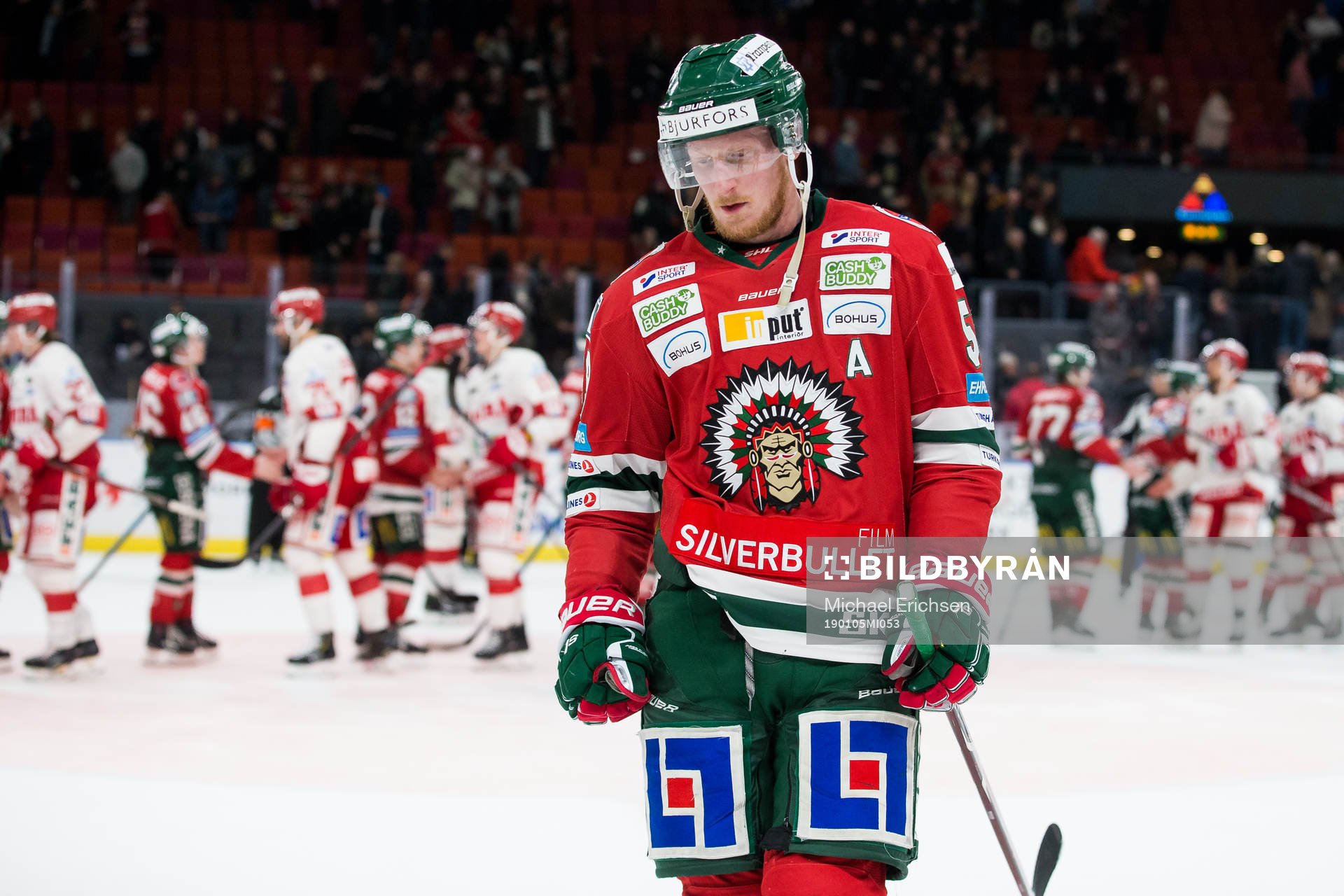 Frölundas Simon Hjalmarsson deppar