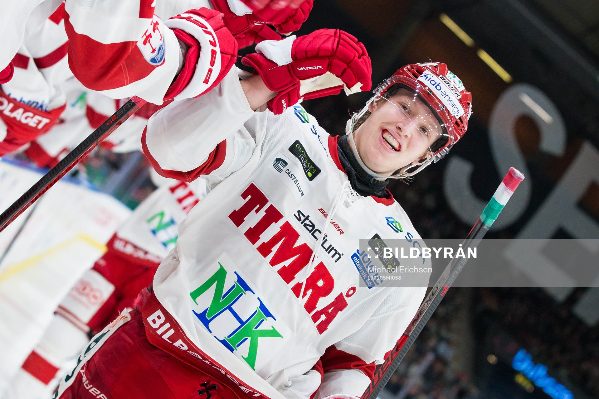 Timrås Vilmos Gallo jublar