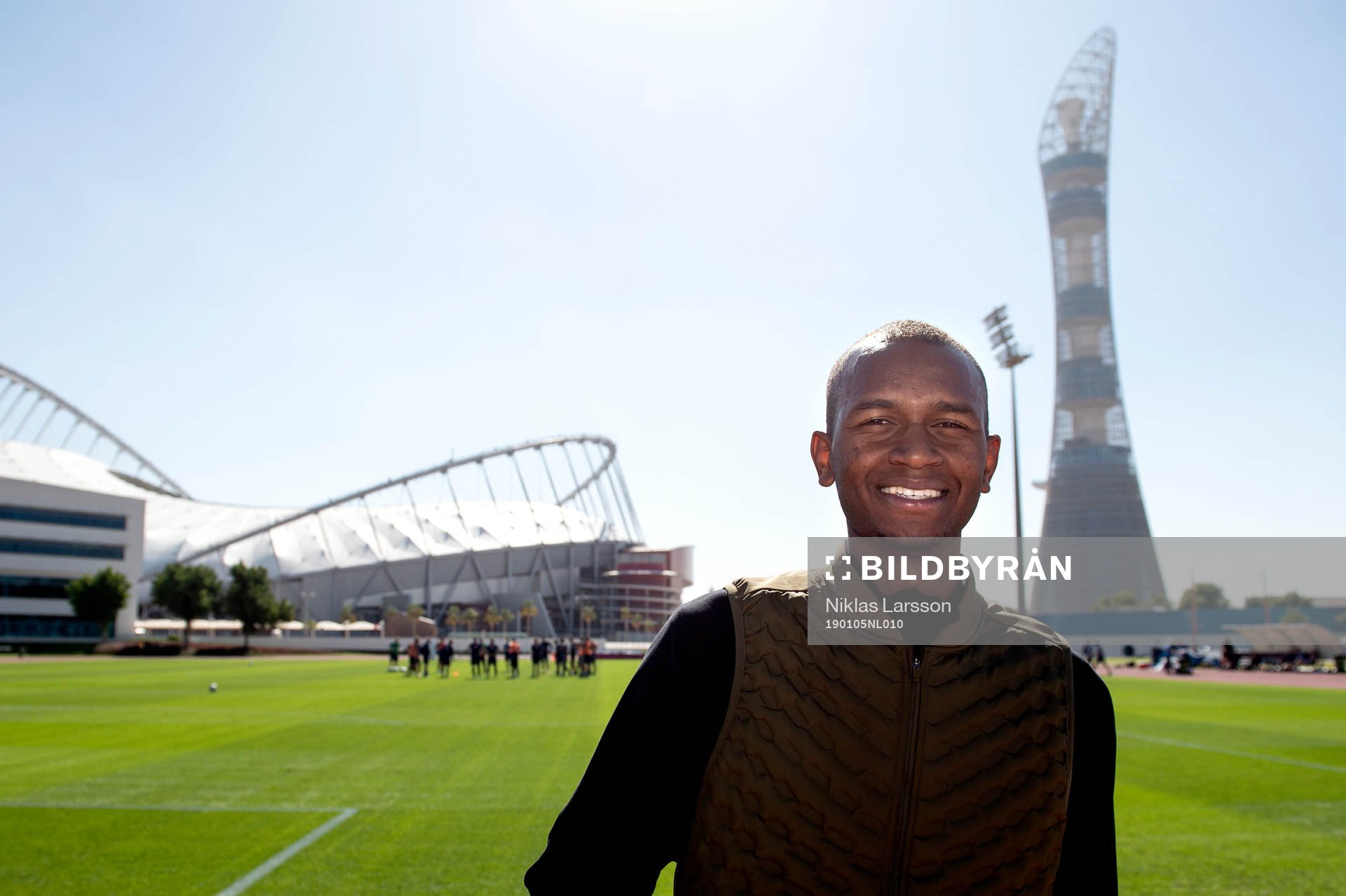 Qatar high jumper Mutaz Essa Barshim is seen