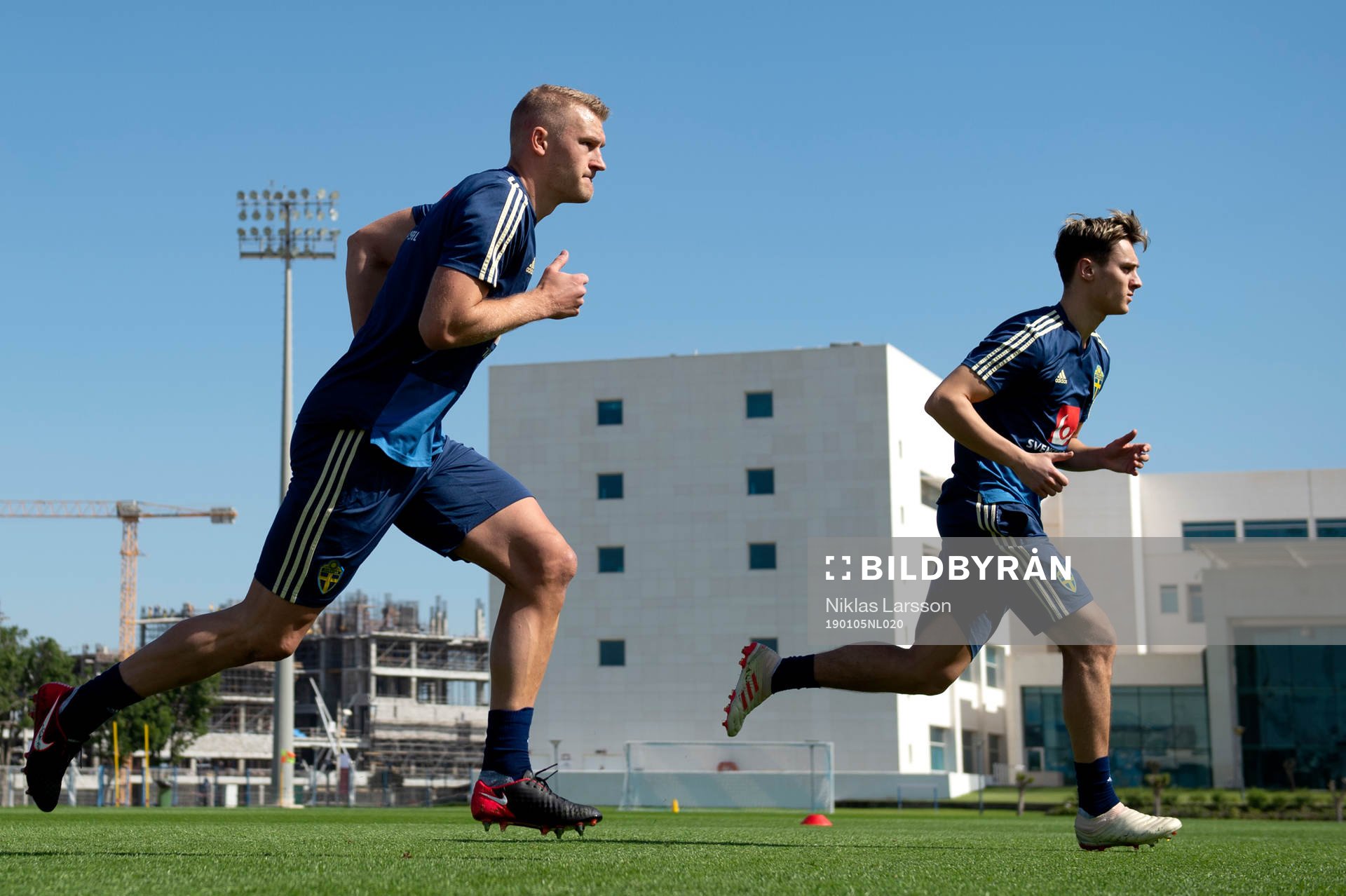 Sweden's Robin Jansson and Jonathan Levi