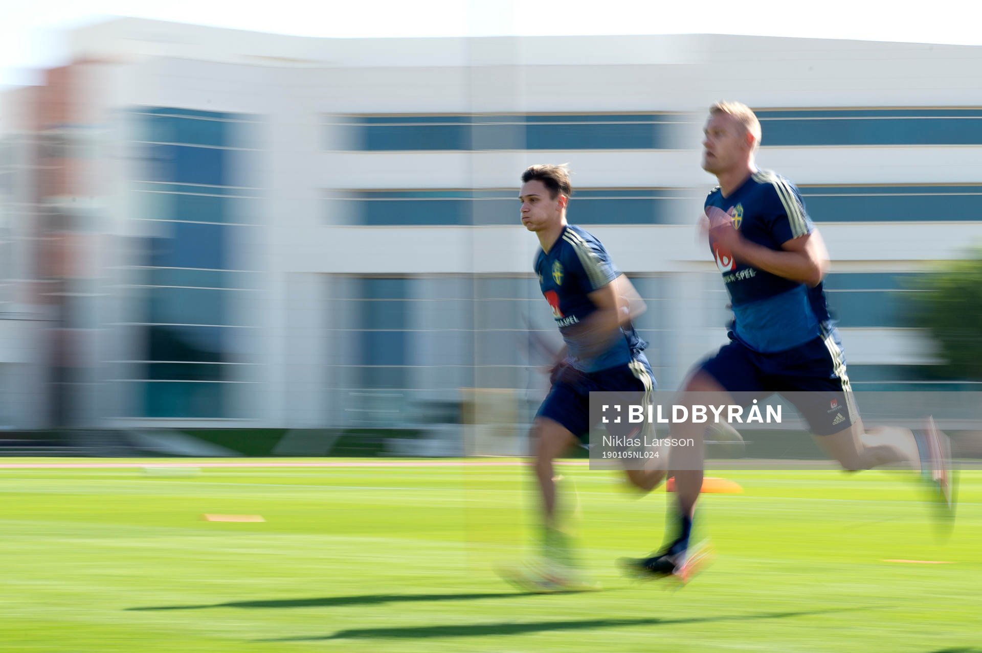 Sweden's Jonathan Levi and Robin Jansson