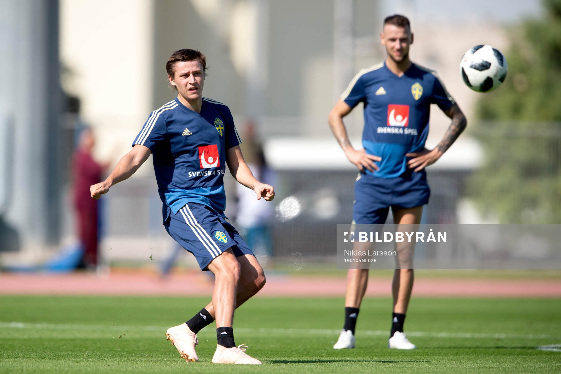 Sweden's Simon Thern and Alexander Milosevic