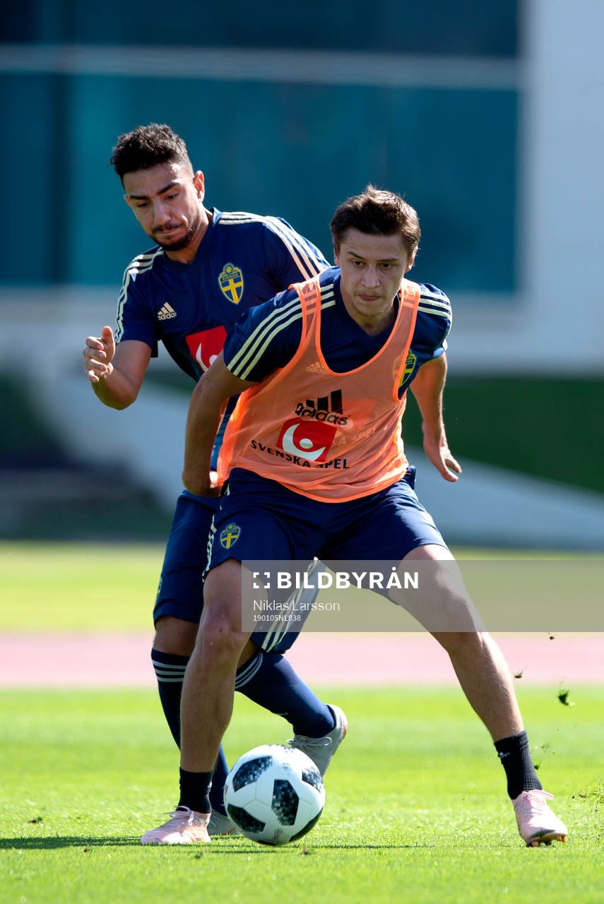 Sweden's Simon Thern and Daleho Irandust
