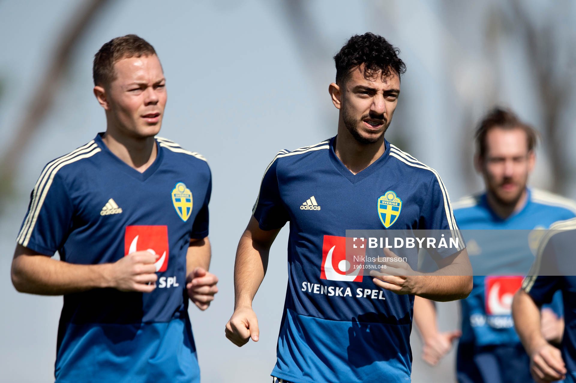 Sweden's Adam Andersson and Daleho Irandust
