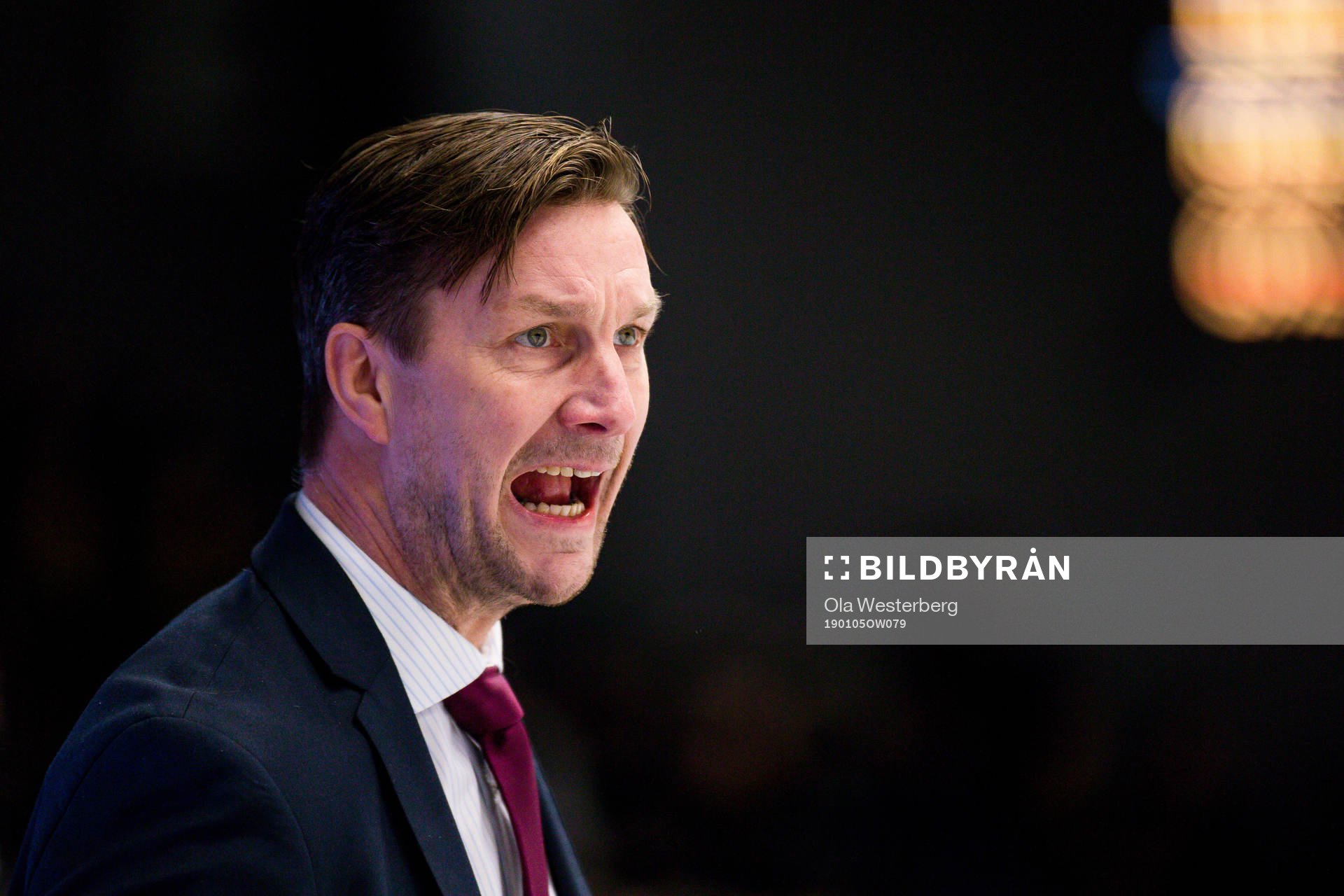 Färjestads tränare Johan Pennerborn