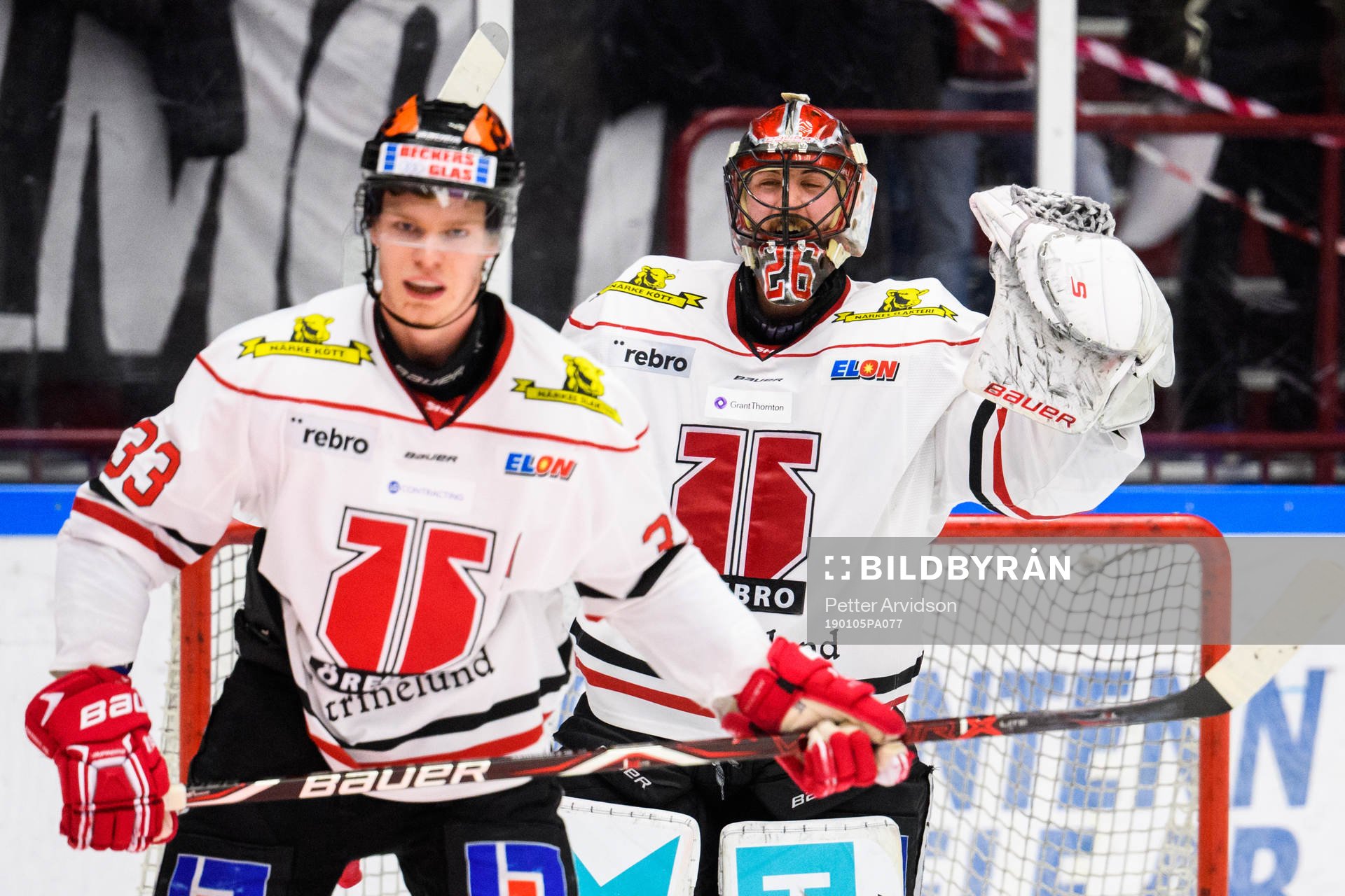 Örebros målvakt Stefan Steen jublar
