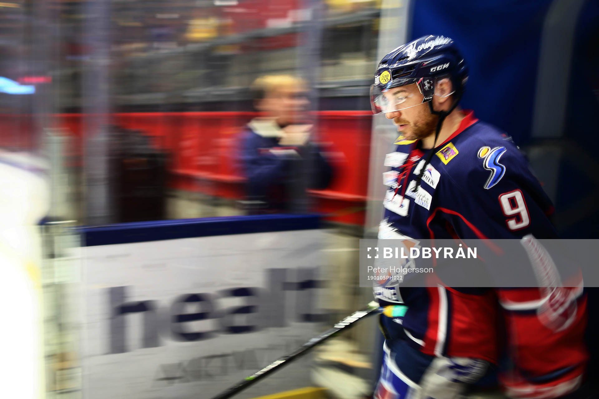 Linköpings Derek Roy före ishockeymatchen i SHL mellan