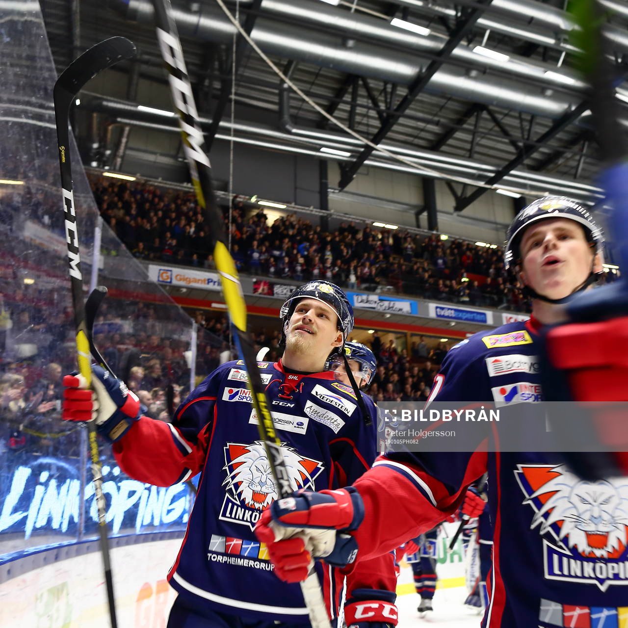 Linköpings Kristoffer Gunnarssons jublar
