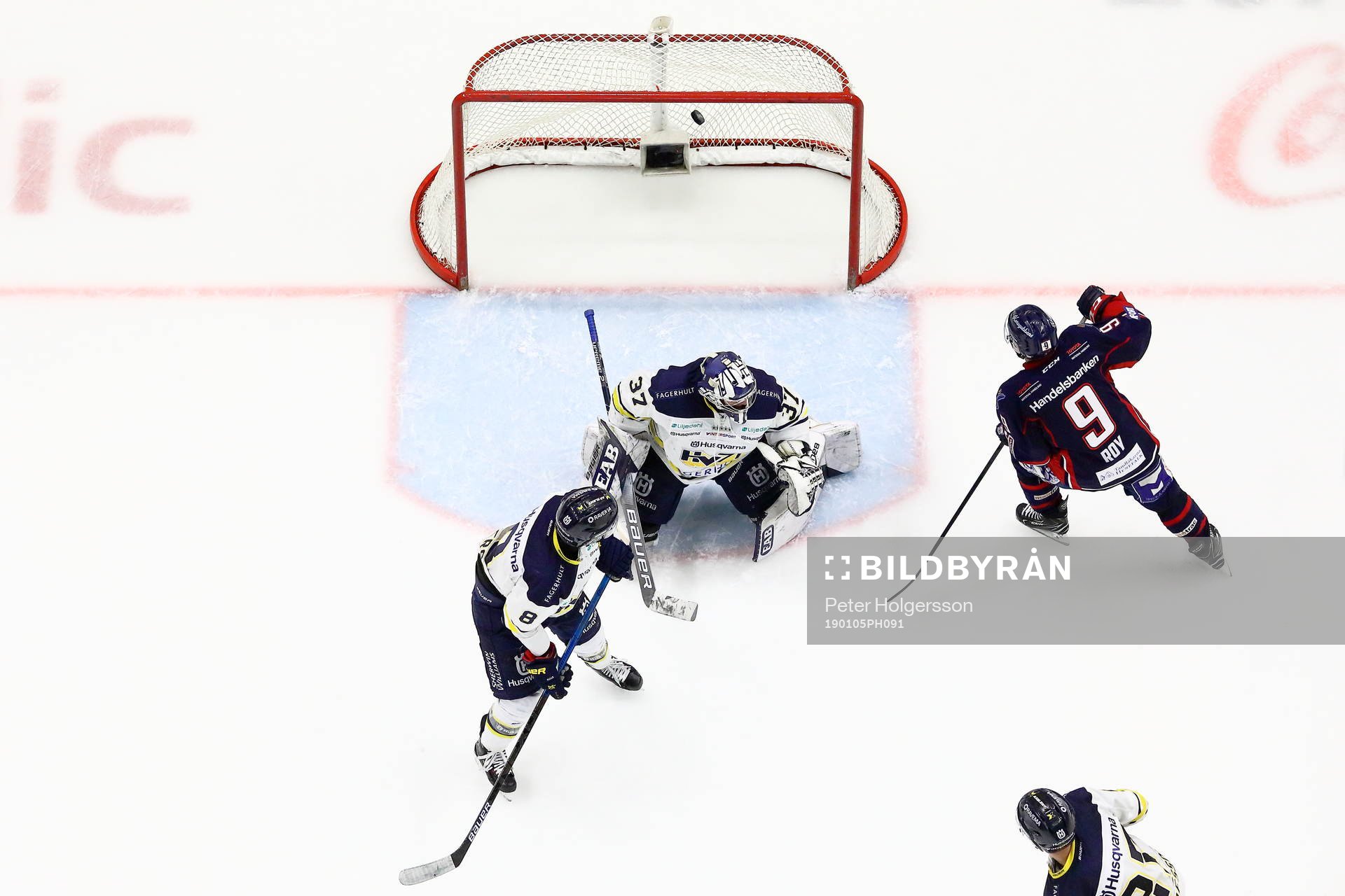 Mål 4-3 av Linköpings Broc Little i förlängning, i bild