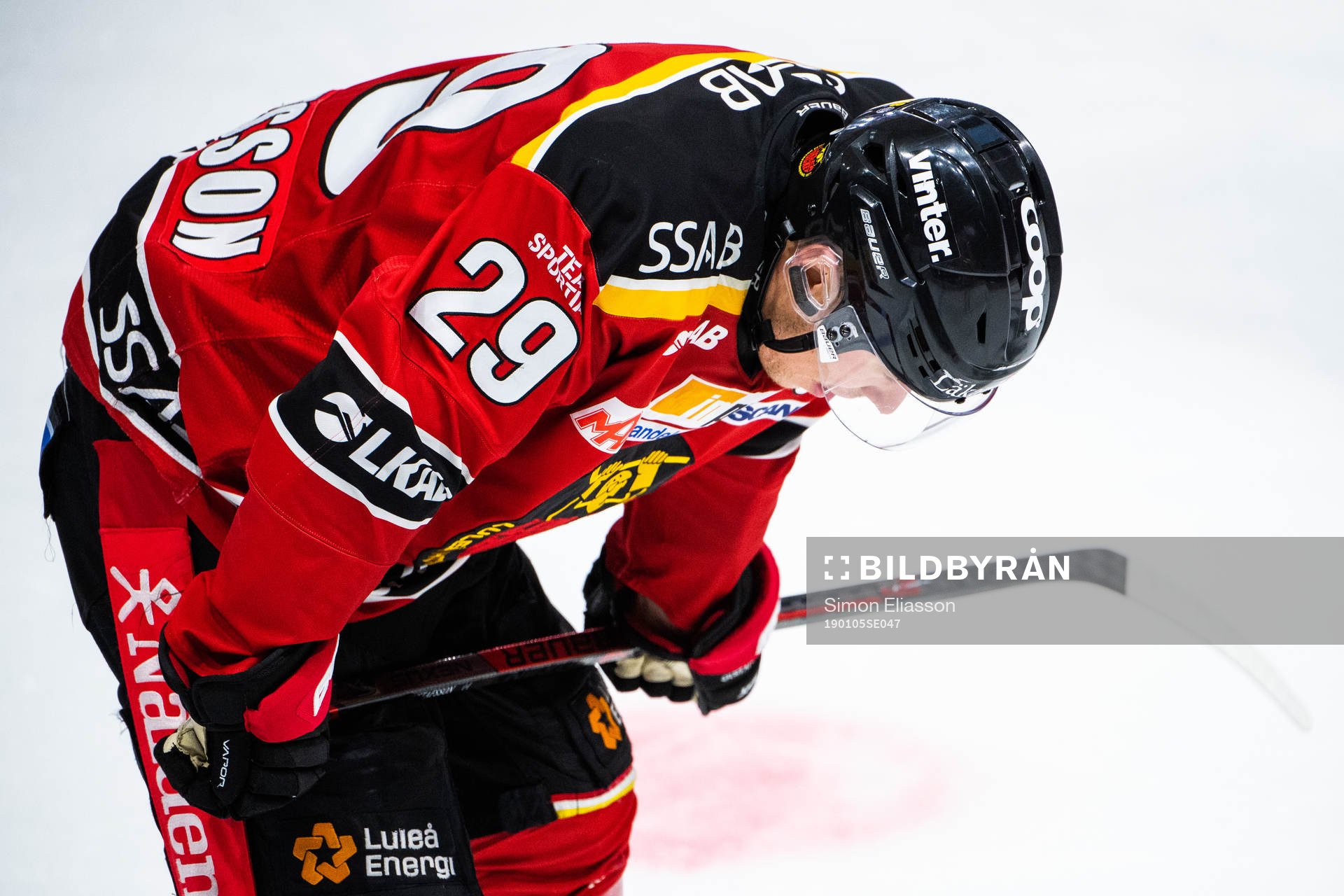 Luleås Erik Gustafsson deppar