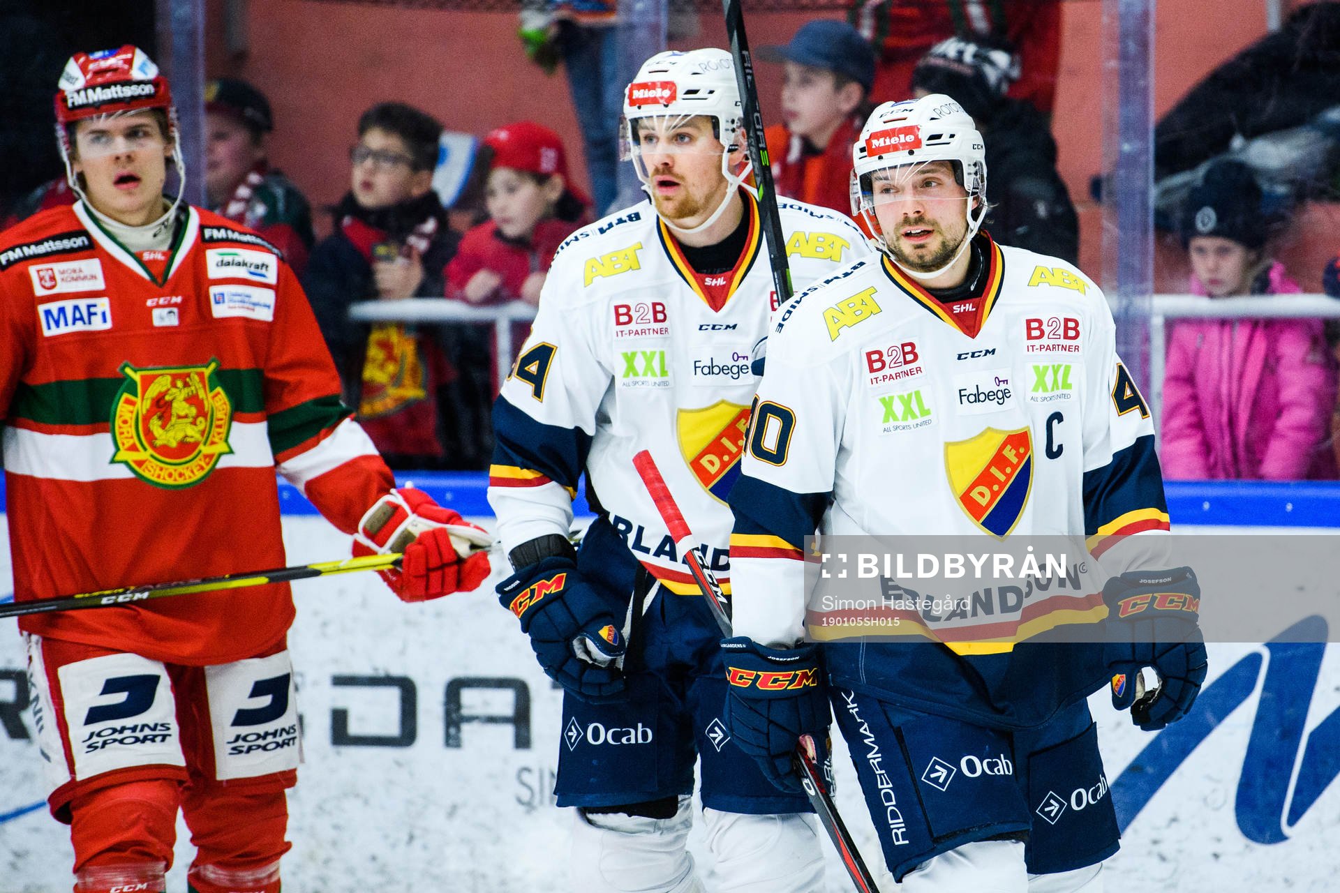 Djurgårdens Daniel Brodin och Jacob Josefson deppar