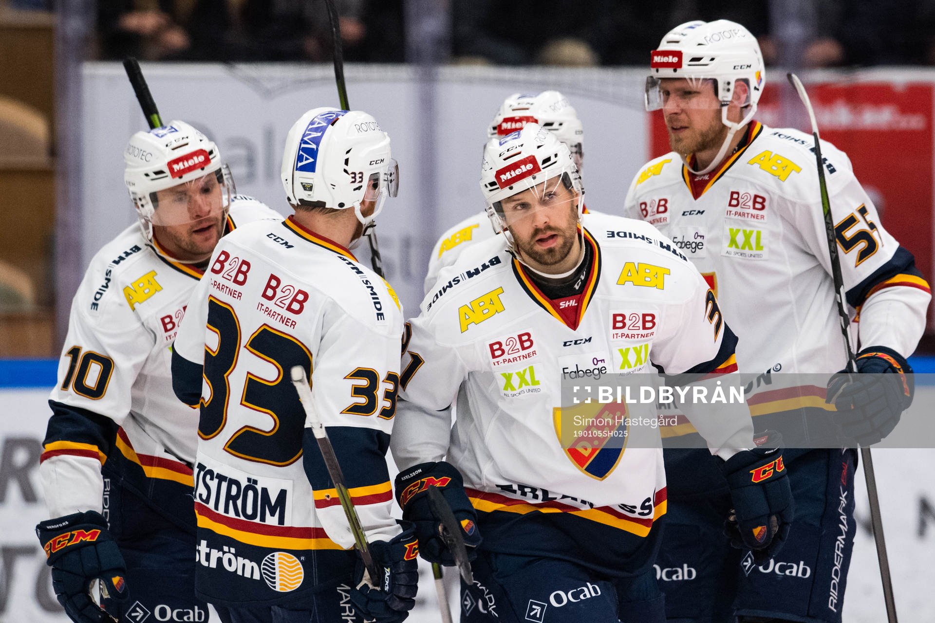 Djurgårdens Dick Axelsson jublar