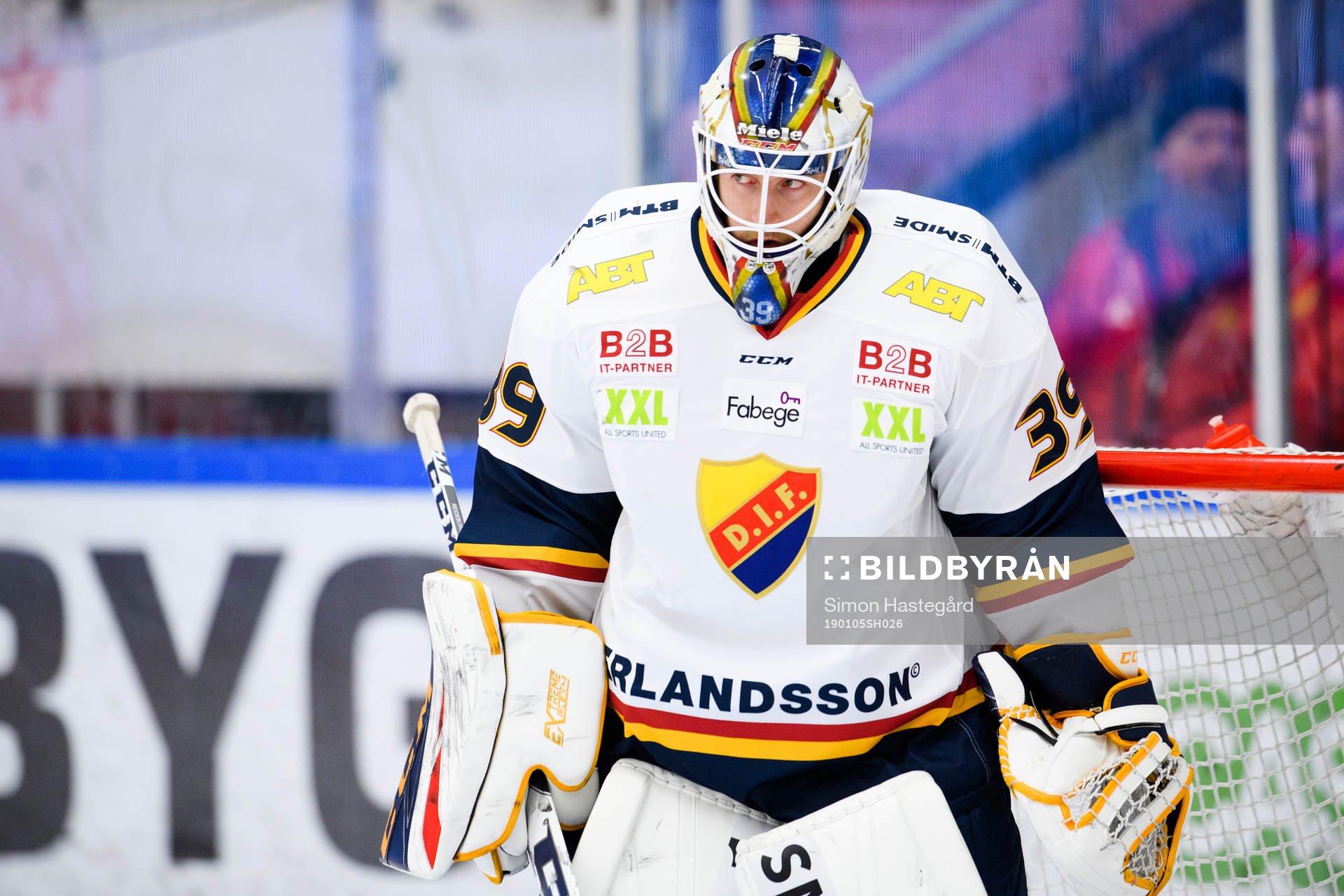 Djurgårdens målvakt Adam Reideborn