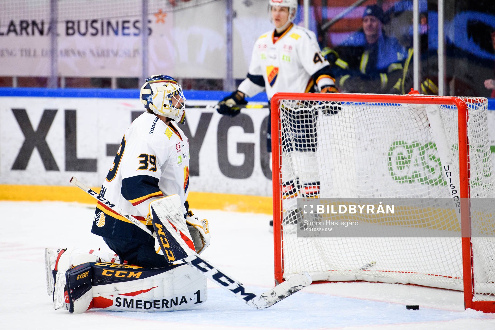 Djurgårdens målvakt Adam Reideborn deppar