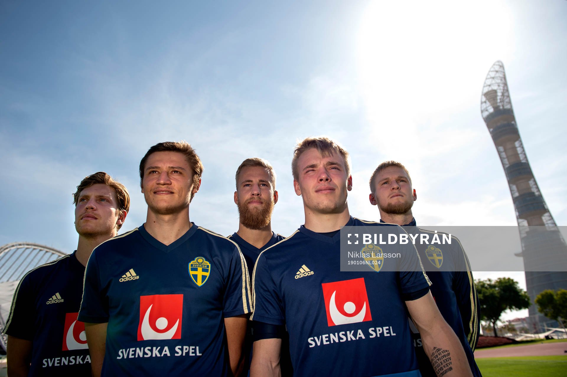 Sweden and Norrköping players Alexander Fransson, Simon