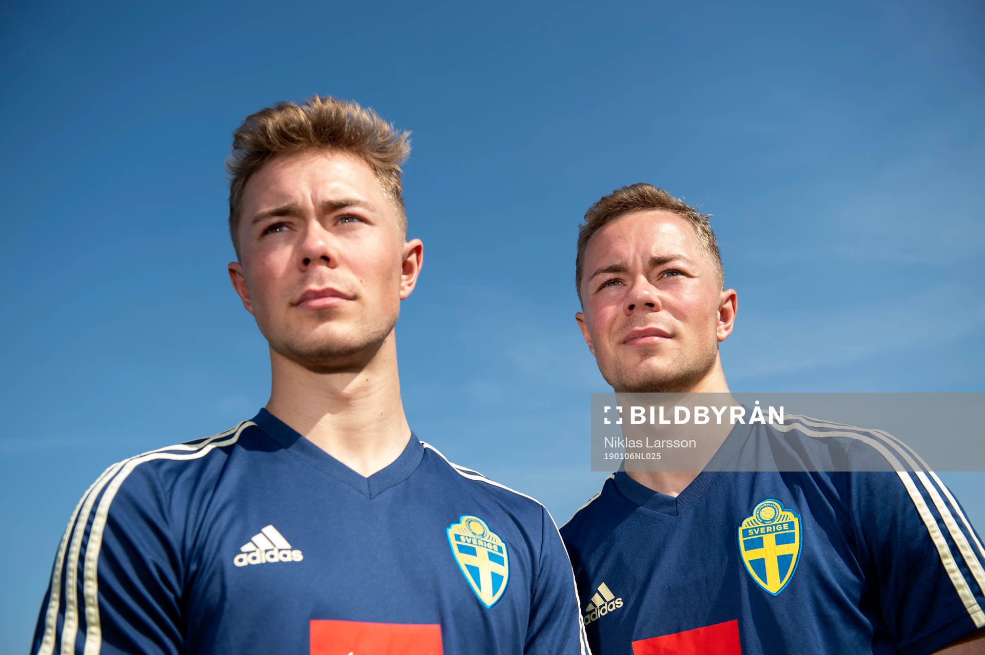 Sweden's Joel Andersson and Adam Andersson