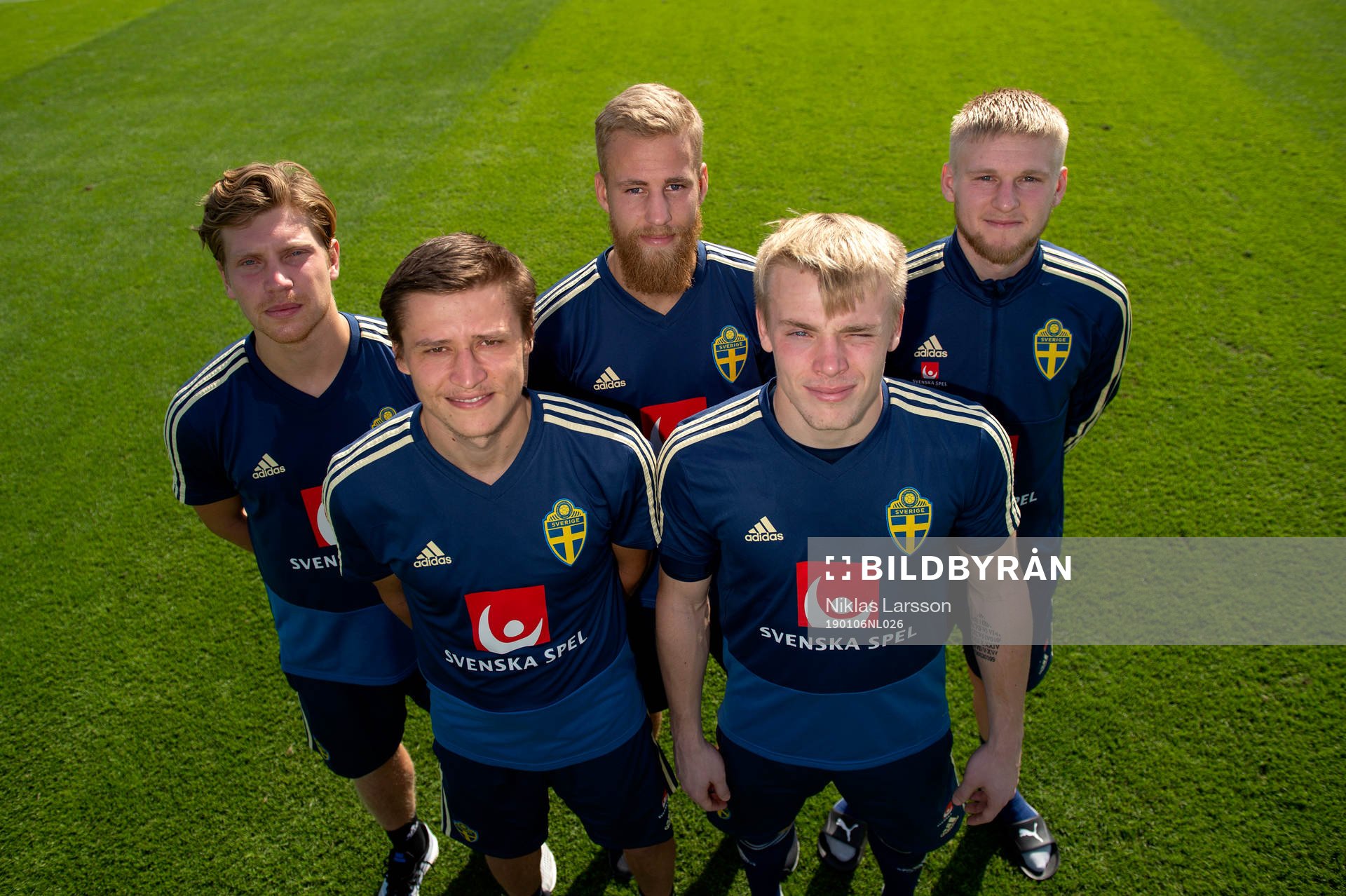 Sweden and Norrköping players Alexander Fransson, Simon