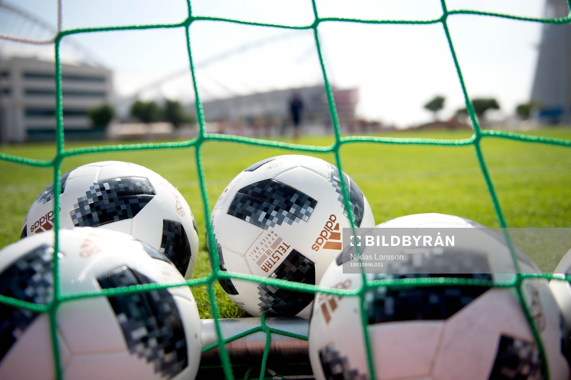 Balls in a goal