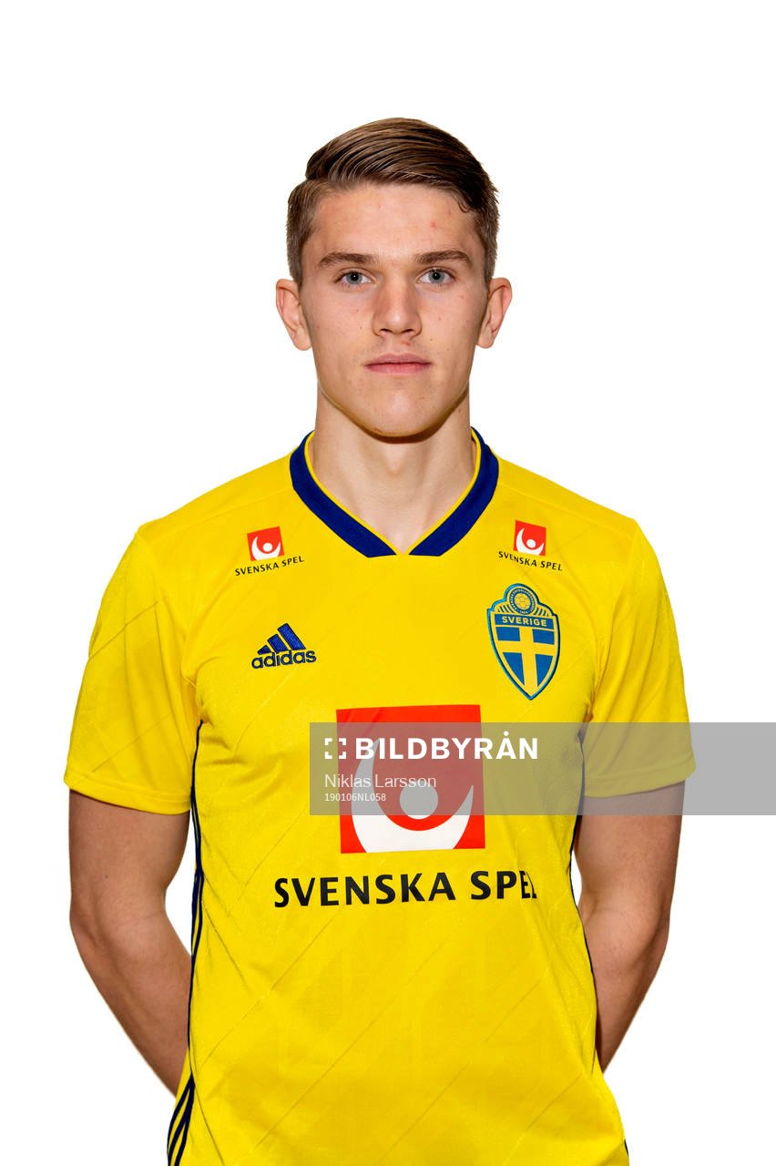Sweden's Viktor Gyökeres poses for a portrait