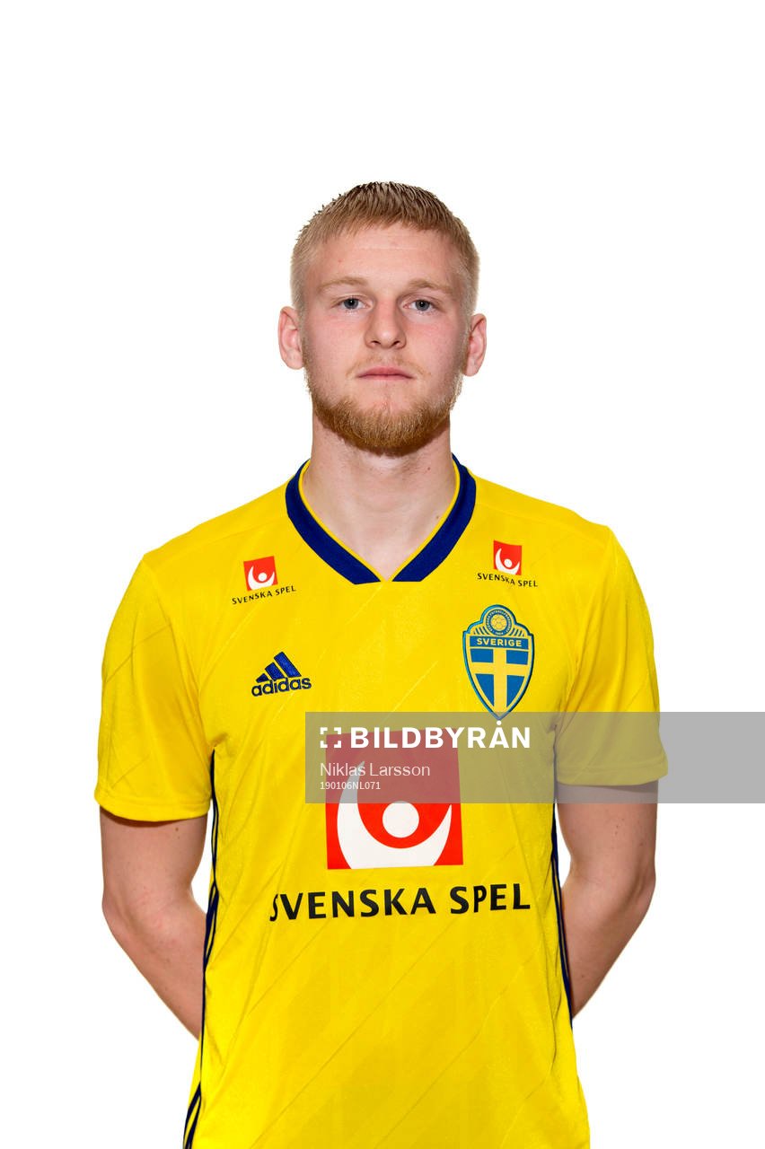 Sweden's Kalle Holmberg poses for a portrait