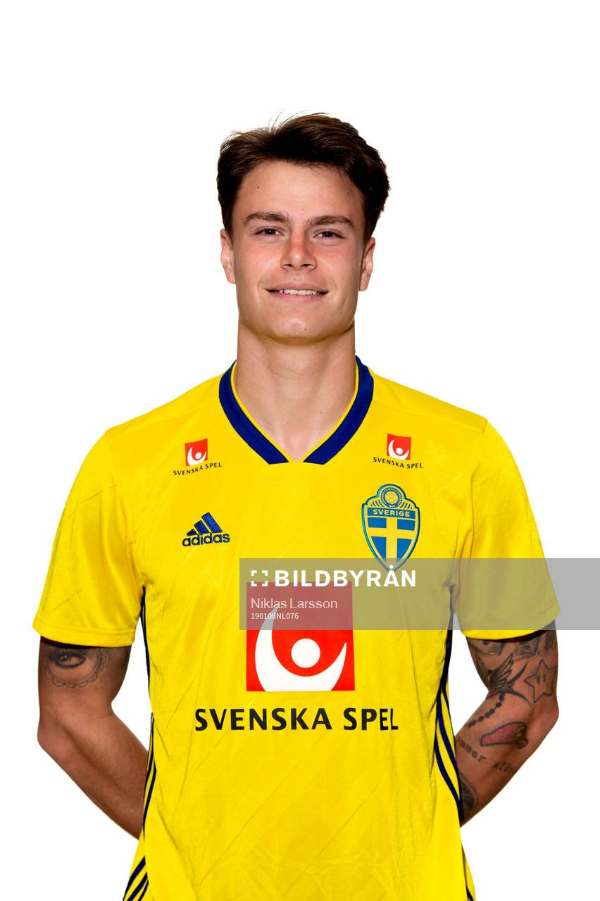 Sweden's Melker Hallberg poses for a portrait