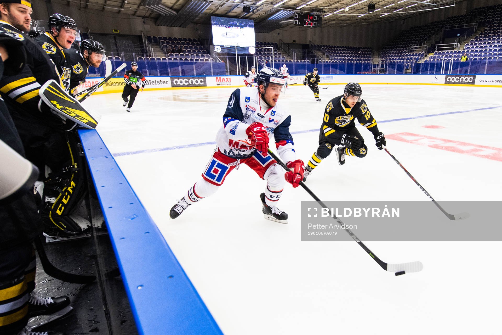 Västerviks Kellen Jones och Panterns Makai Holdener