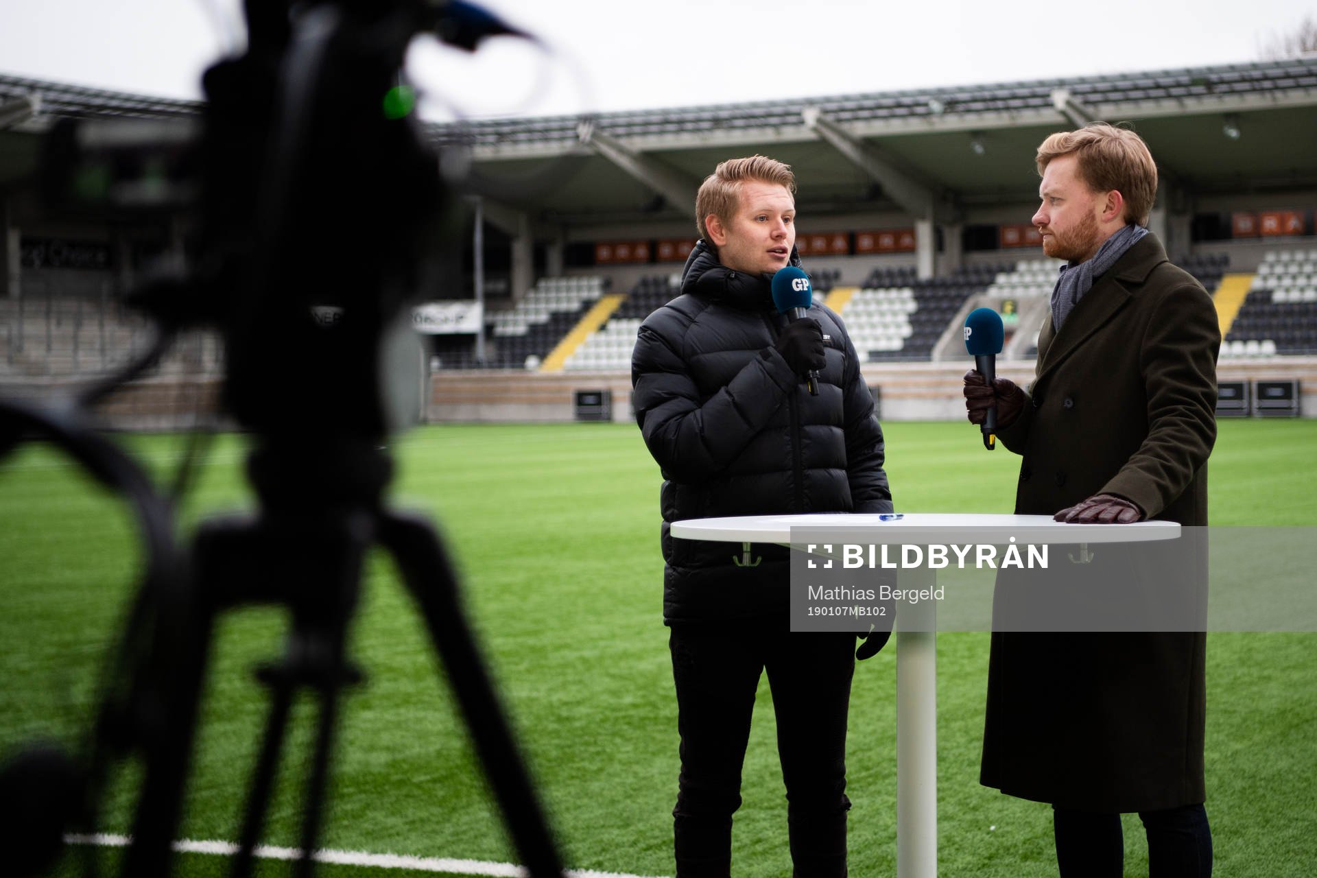 Göteborgs Postens reportrar Linus Pettersson Alexander