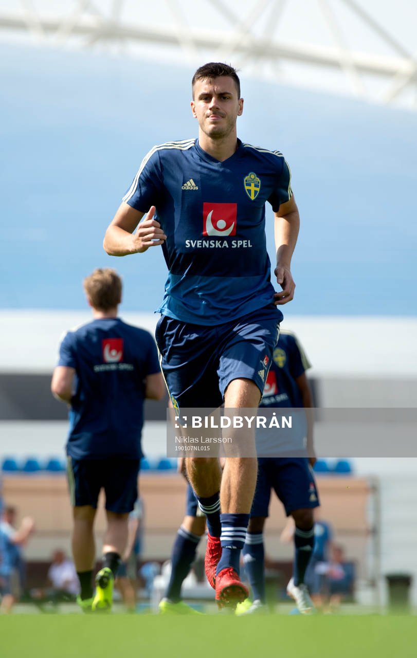 Sweden's Alexander Jeremejeff