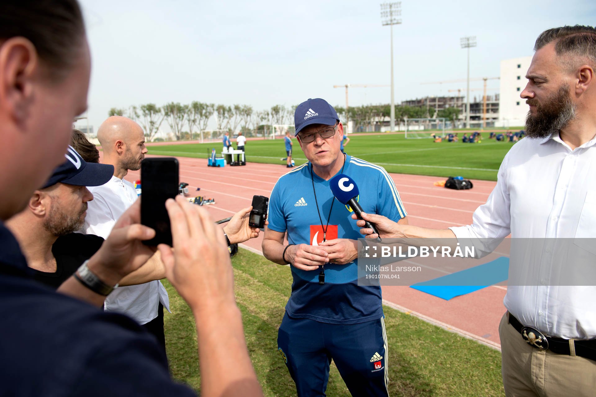 Sweden's head coach Janne Andersson