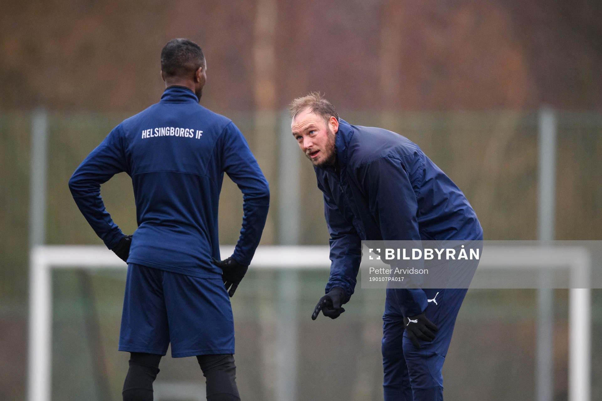 Andreas Granqvist under en fotbollsträning med Helsingborg den 7 januari 2019 i Helsingborg.