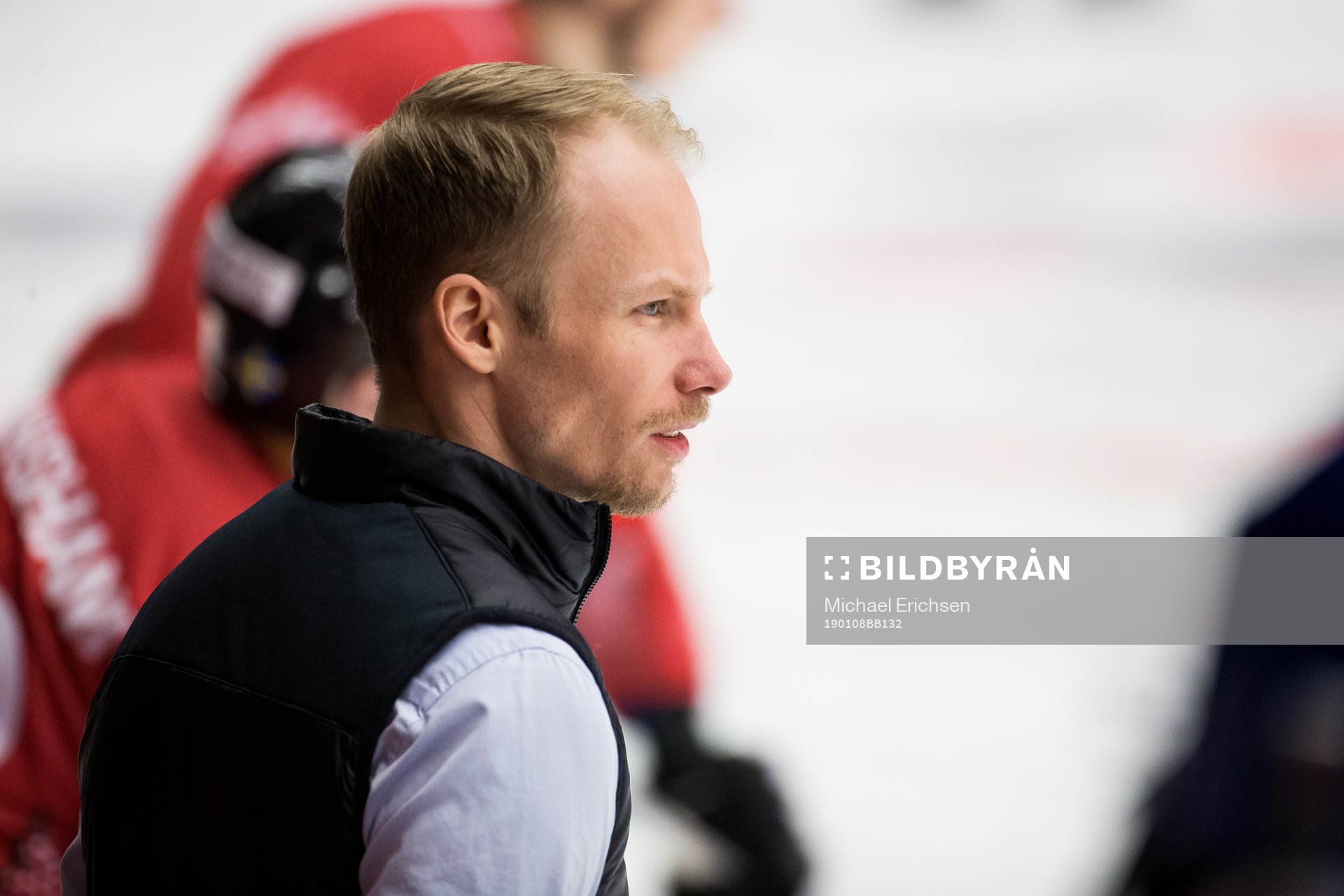 Assistant coach Johan Lundskog of Frölunda