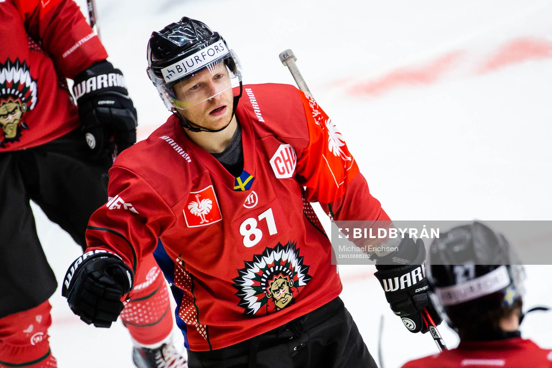 Ryan Lasch of Frölunda celebrates