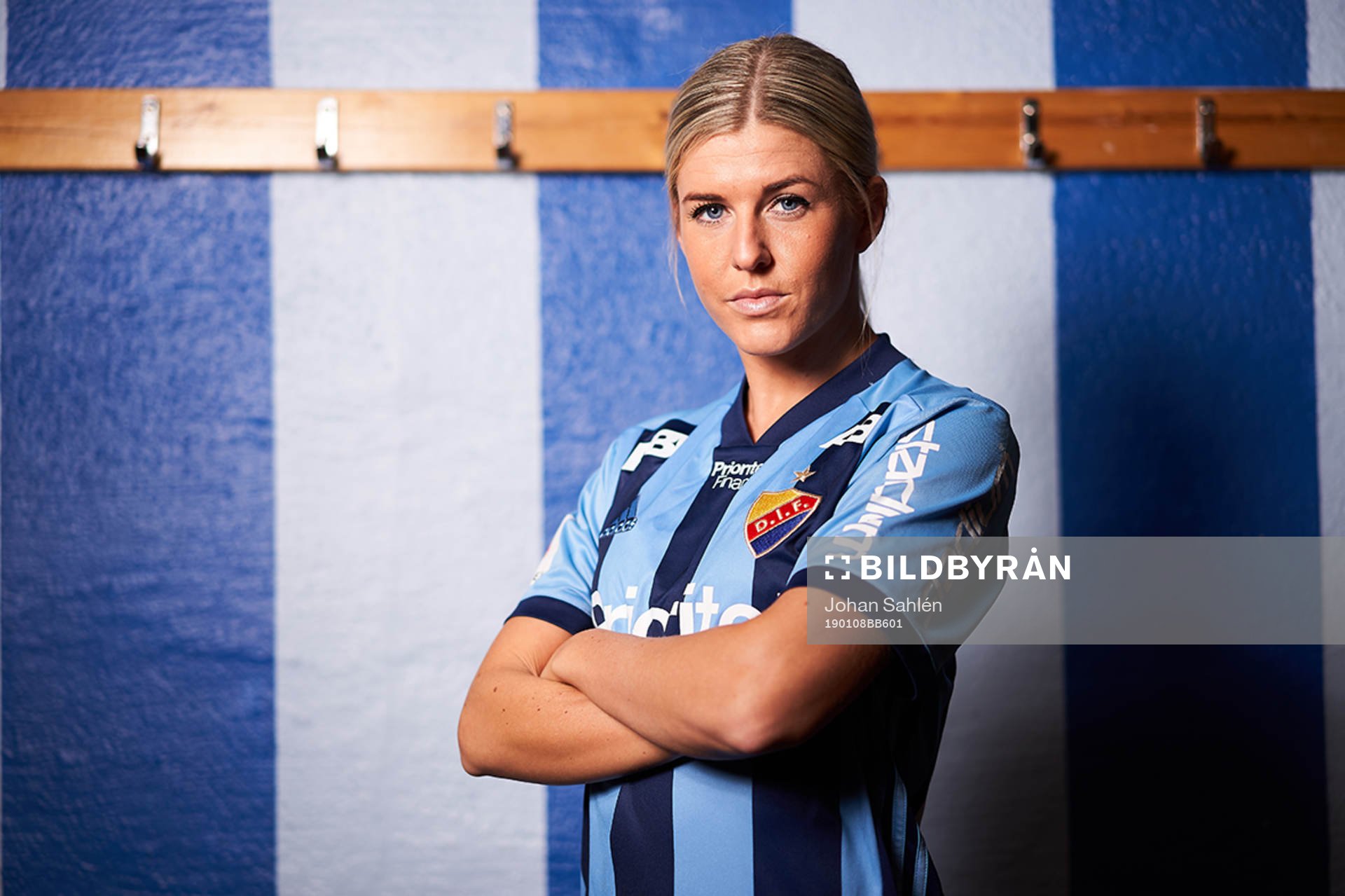 På denna handoutbild från DIF Fotboll ses Djurgårdens