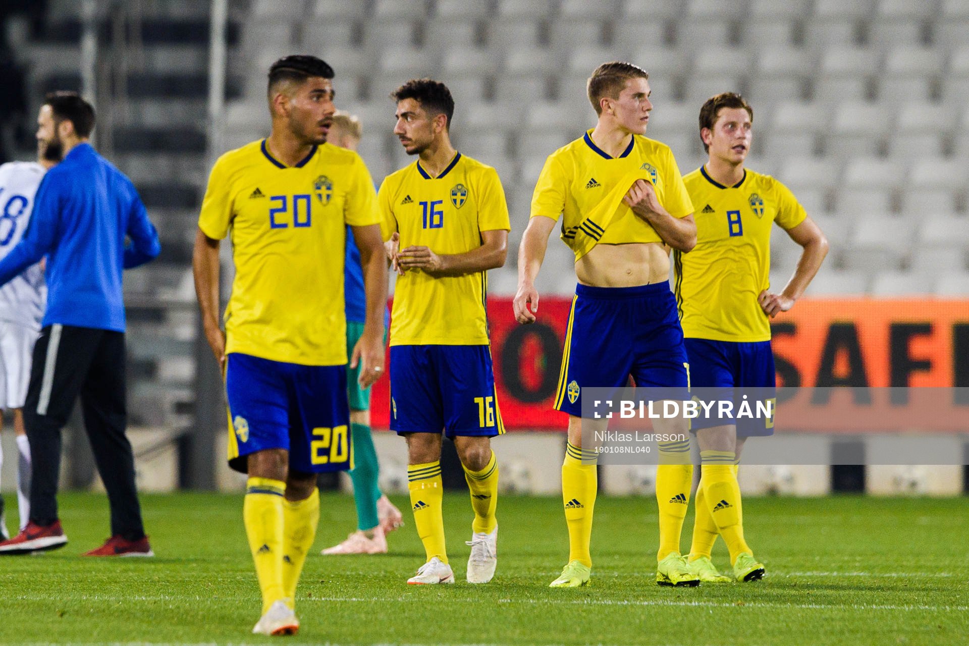 Hosam Aiesh, Daleho Irandust, Viktor Gyökeres and