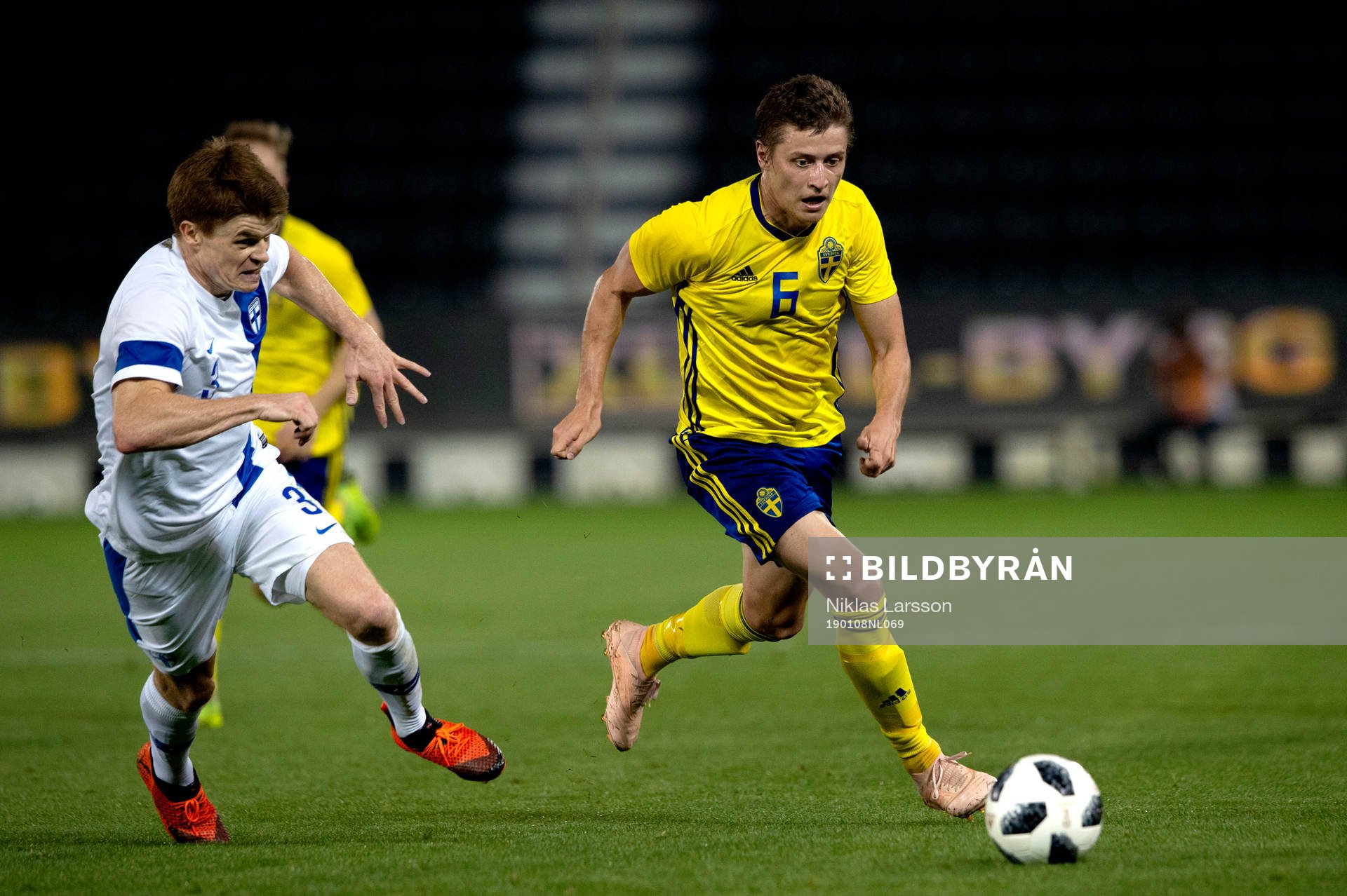 Sweden's Simon Thern and Finland's Albin Granlund