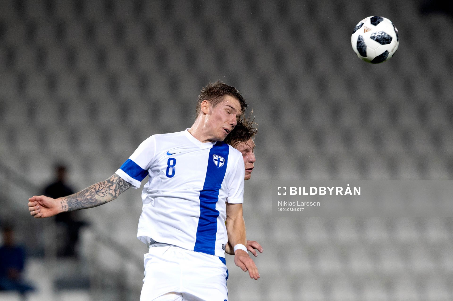 Finland's Robert Taylor and Sweden's Alexander Fransson
