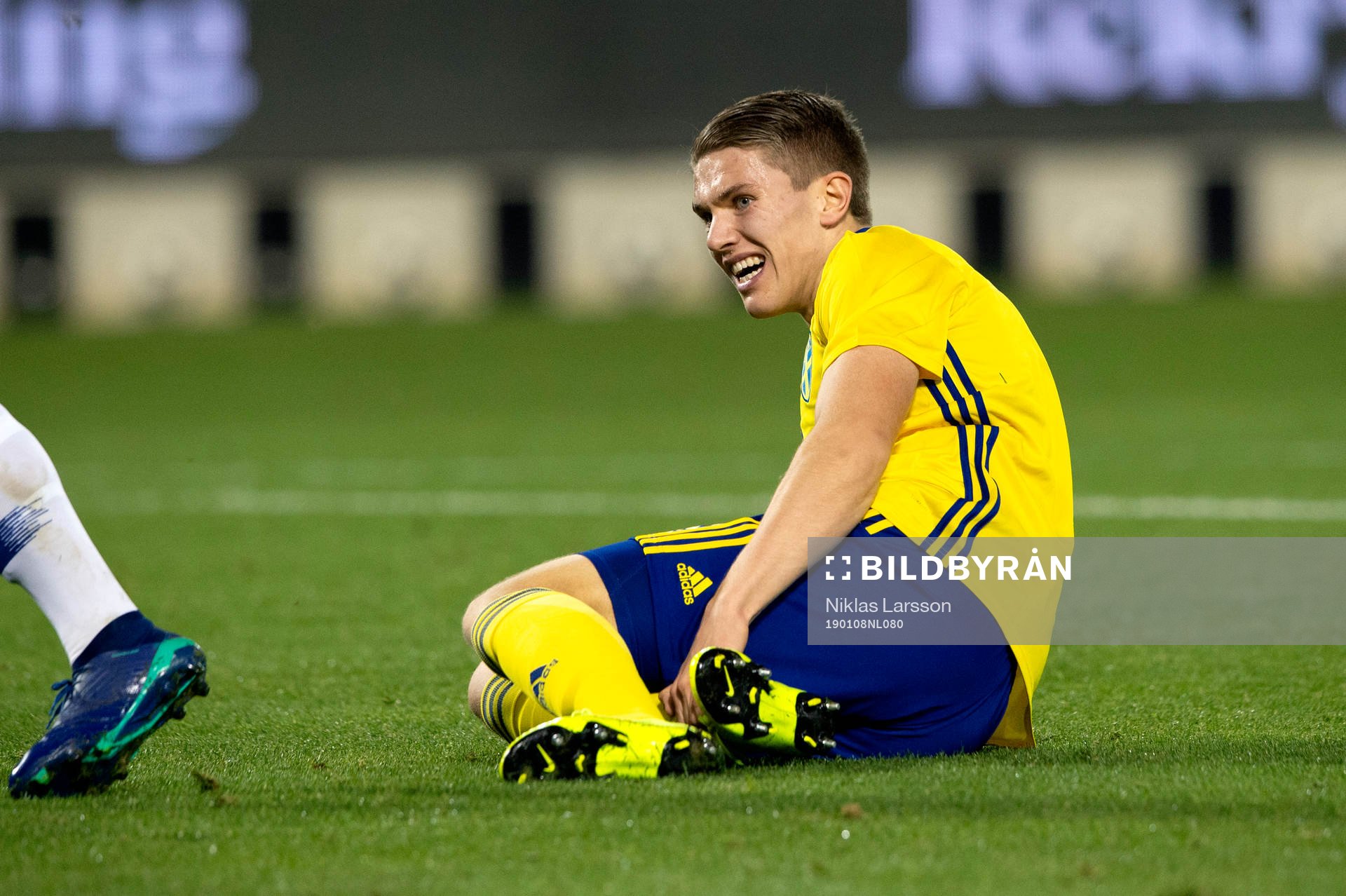 Sweden's Viktor Gyökeres during the international friendly football match between Sweden and Finland on January 8, 2019 in Doha.