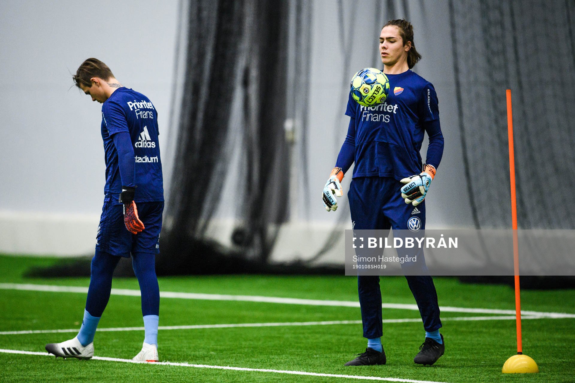 Målvakt Per Kristian Bråtveit och Jacob Widell