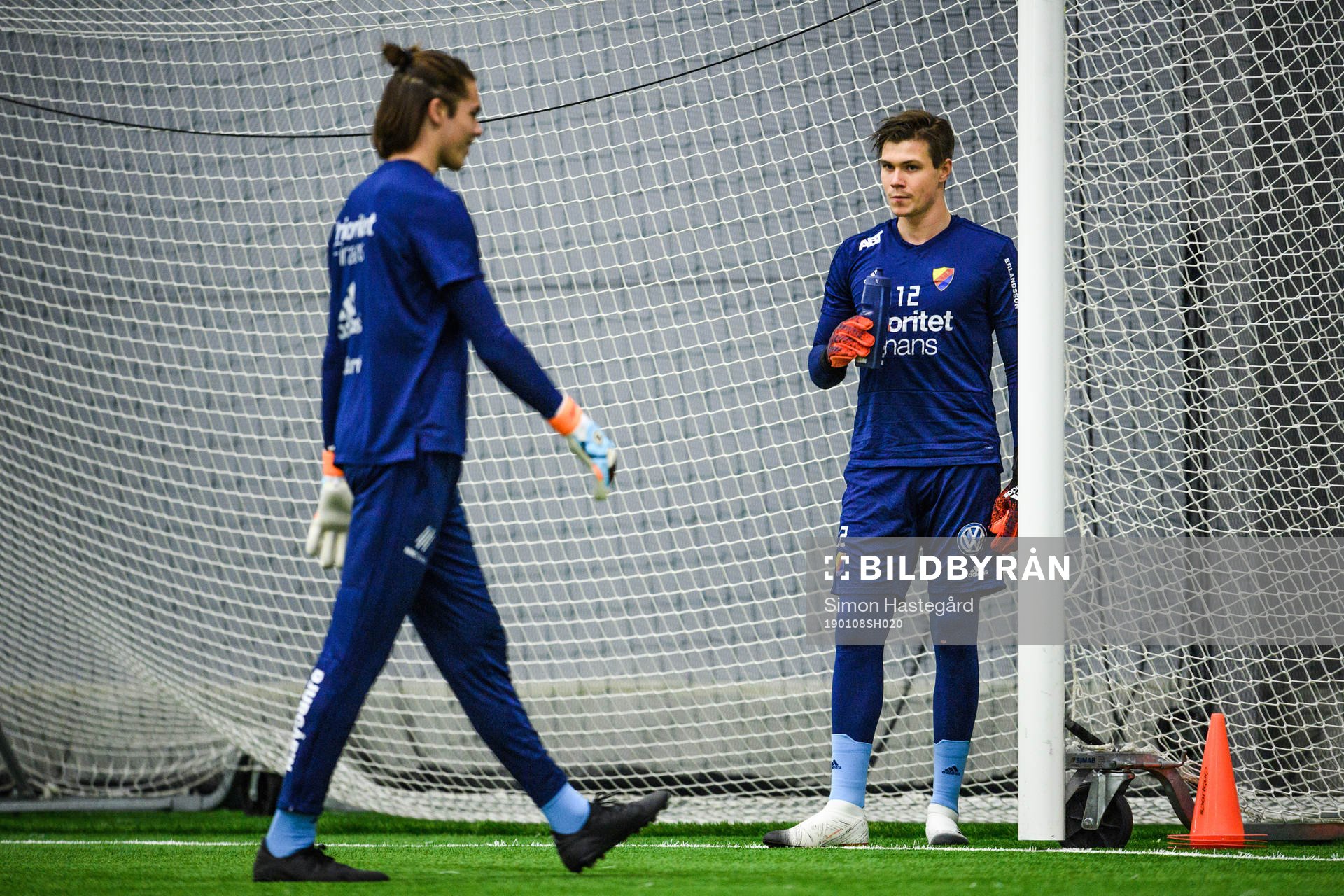 Målvakt Per Kristian Bråtveit och Jacob Widell