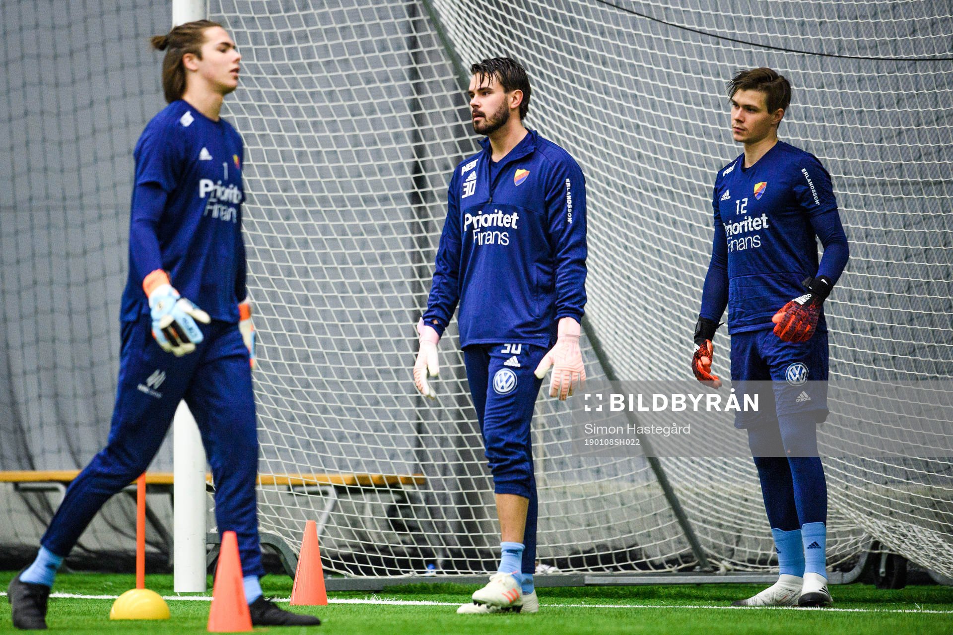Målvakt Tommi Vaiho, Per Kristian Bråtveit och Jacob