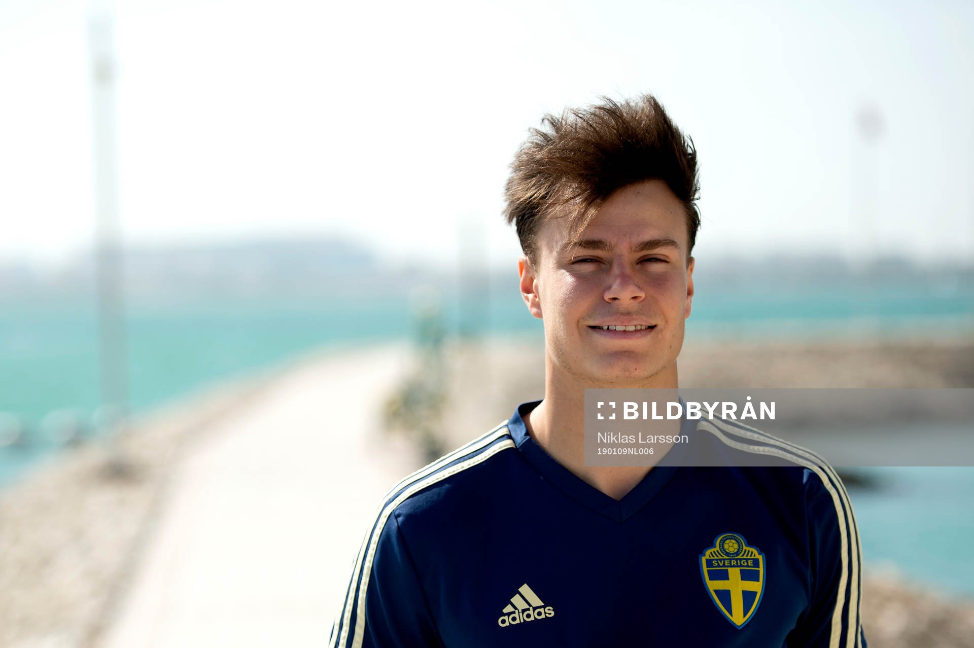 Sweden's Melker Hallberg poses for a portrait