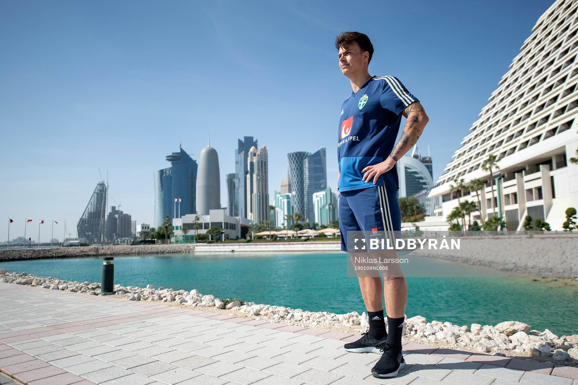 Sweden's Melker Hallberg poses for a portrait