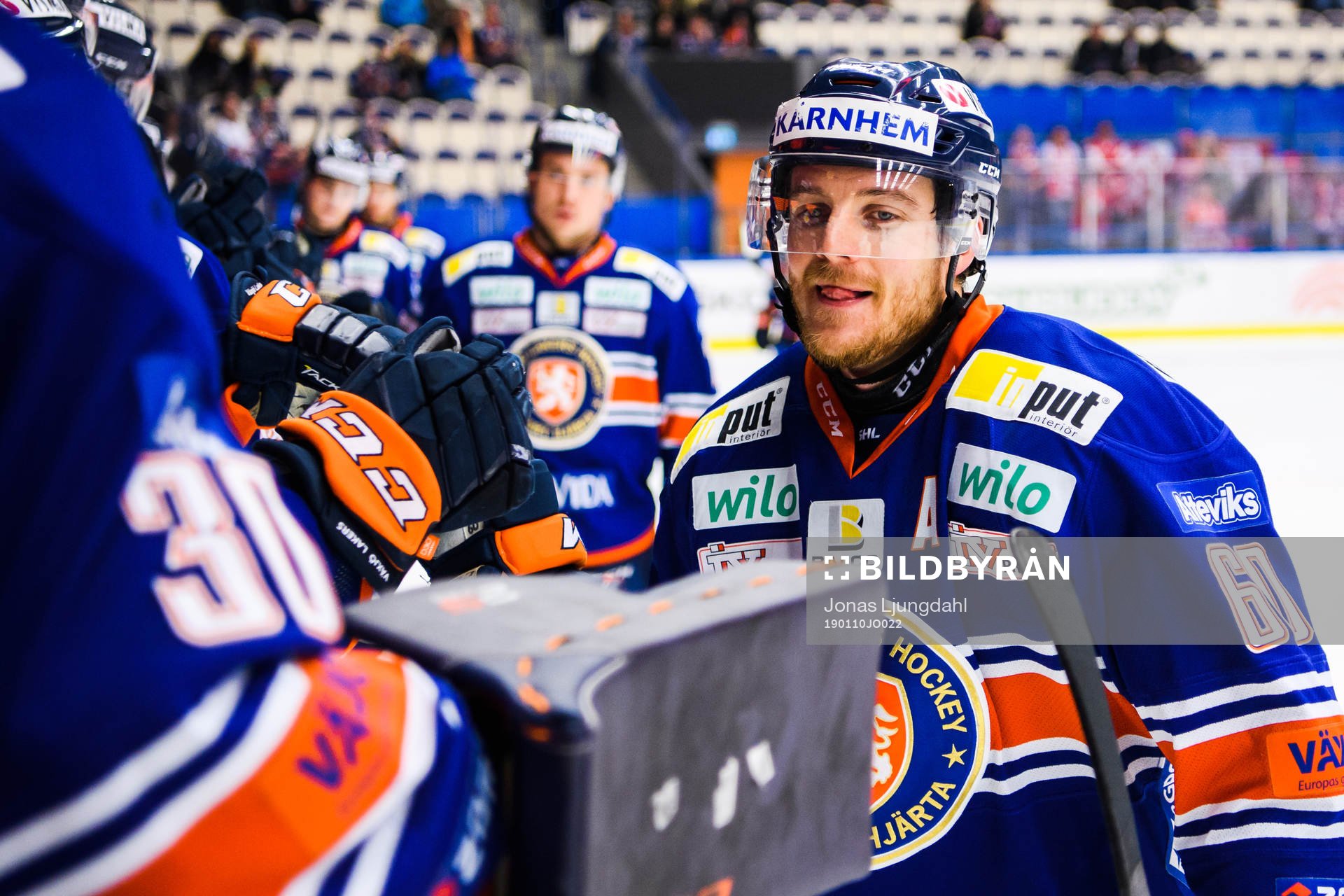 Växjös Erik Josefsson jublar