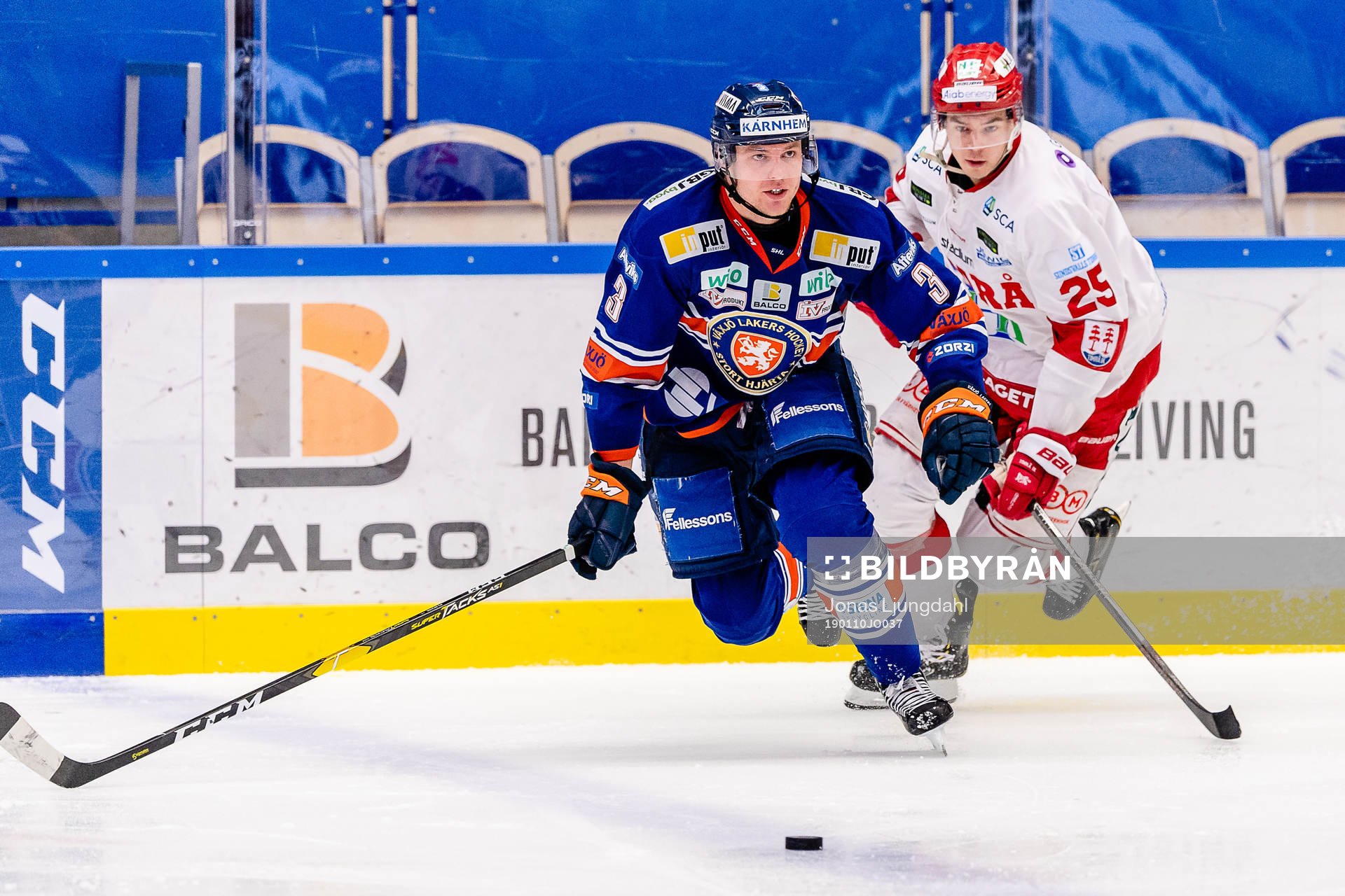 Växjös Oliver Bohm och Timrås Patrik Blomberg